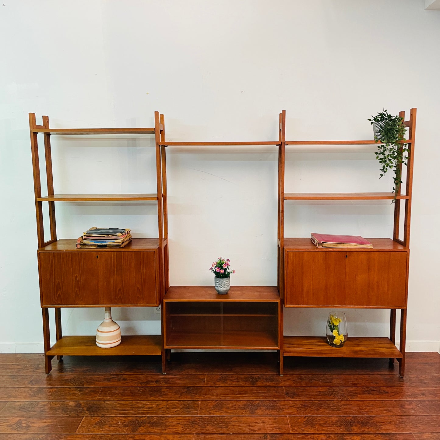 Danish Teak Wall Unit (1950s)