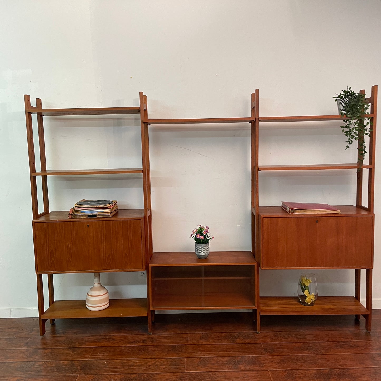 Danish Teak Wall Unit (1950s)