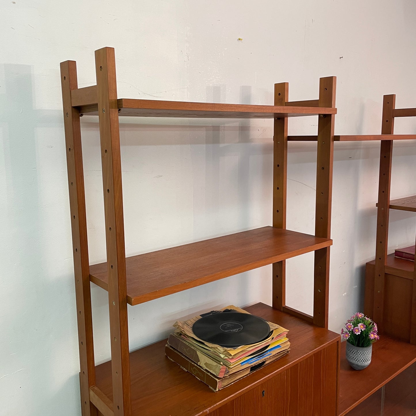 Danish Teak Wall Unit (1950s)