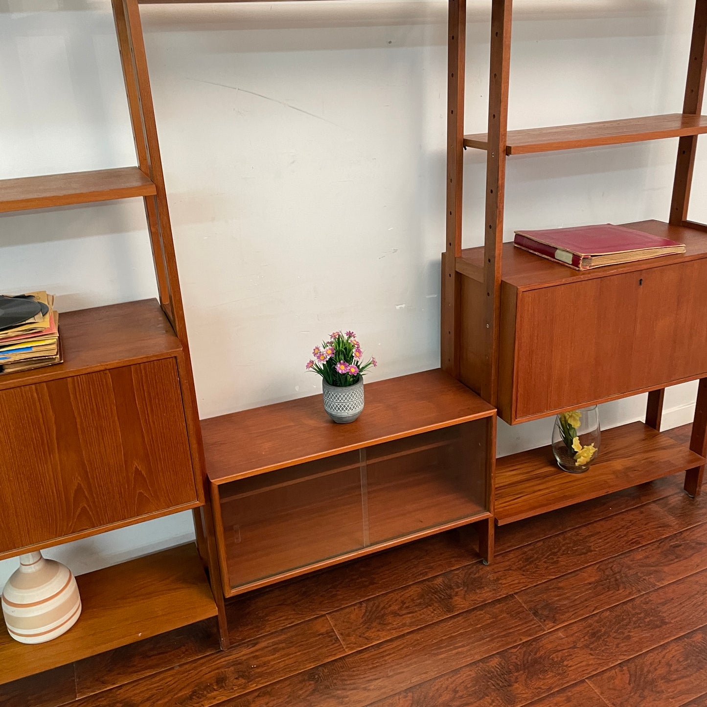Danish Teak Wall Unit (1950s)