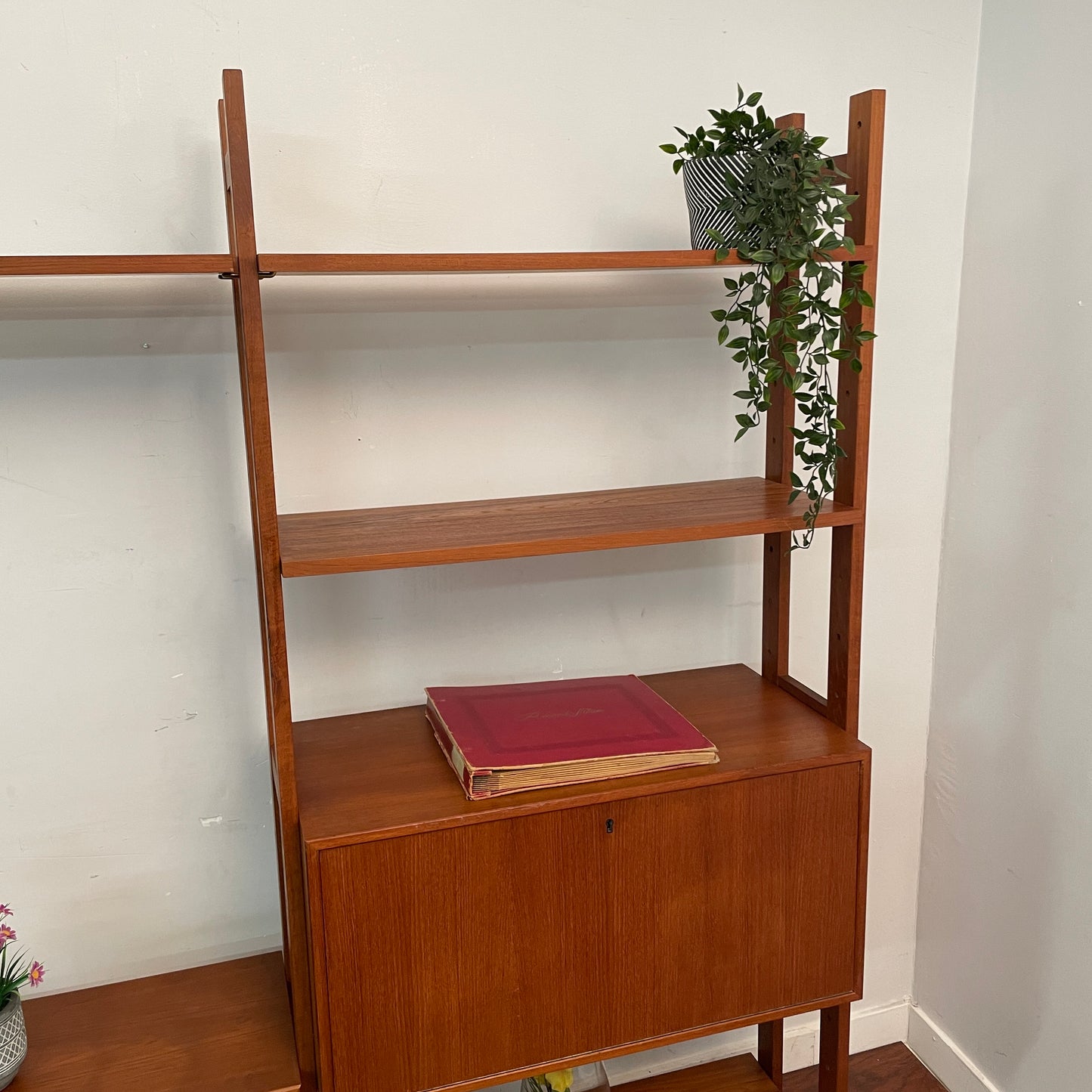 Danish Teak Wall Unit (1950s)