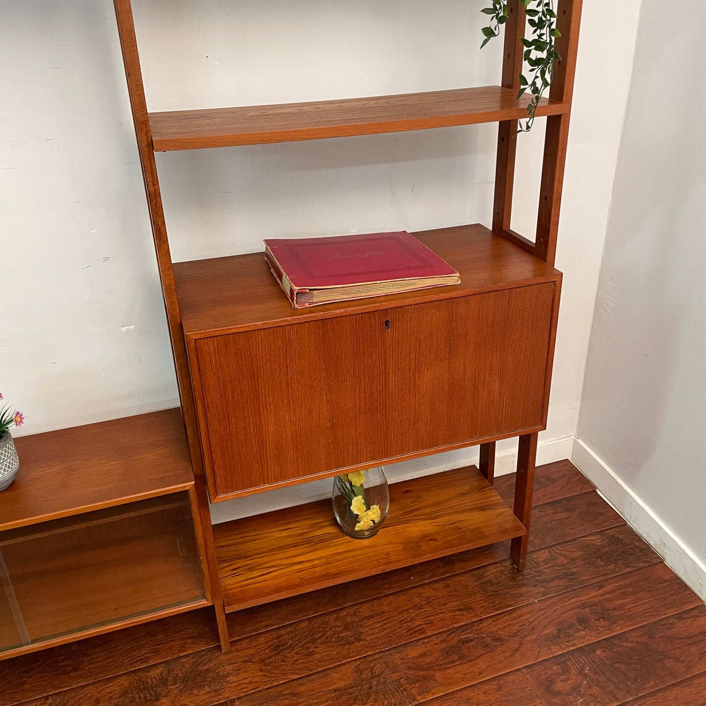 Danish Teak Wall Unit (1950s)