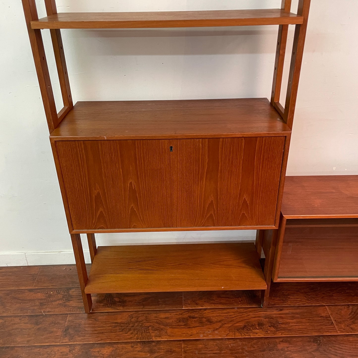 Danish Teak Wall Unit (1950s)