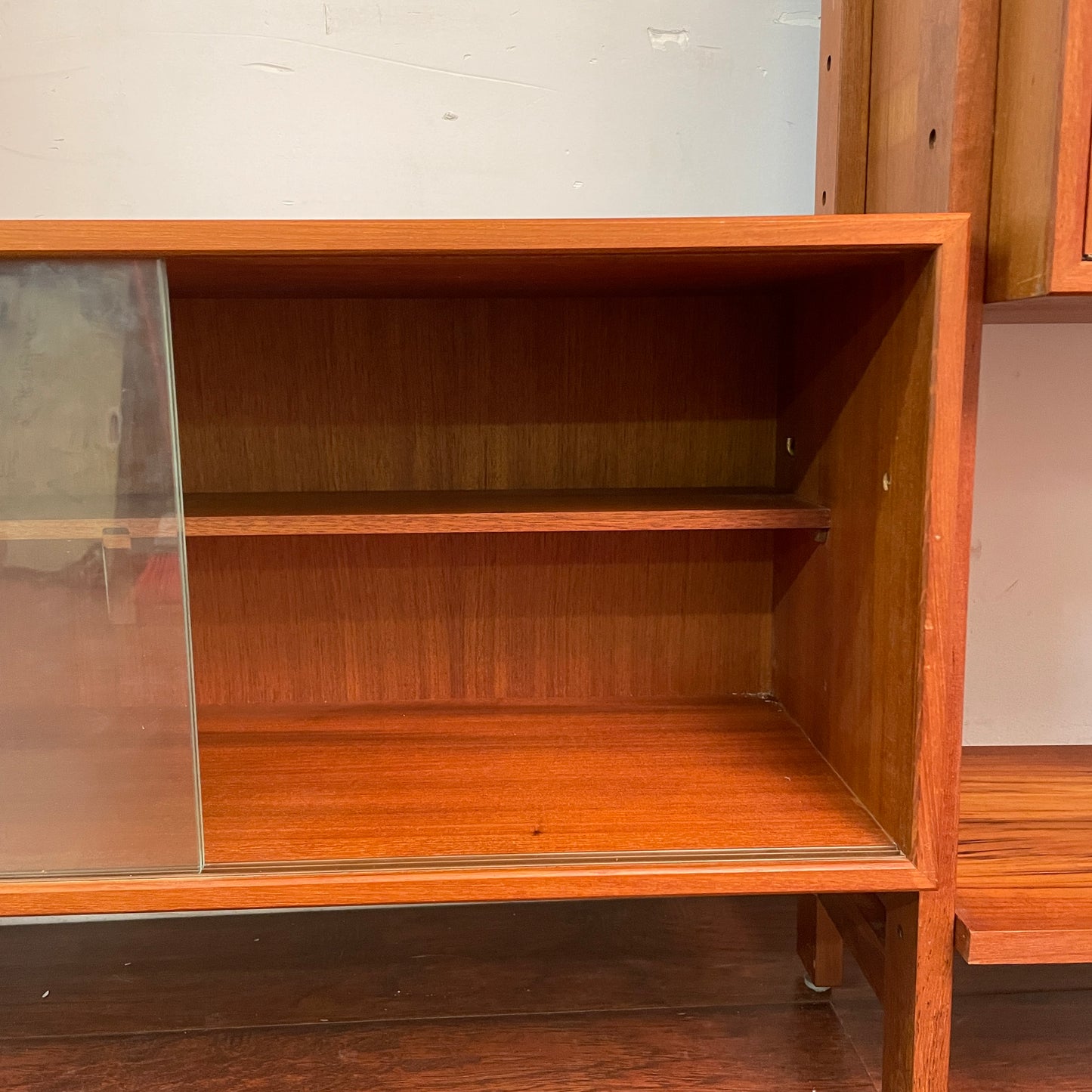 Danish Teak Wall Unit (1950s)