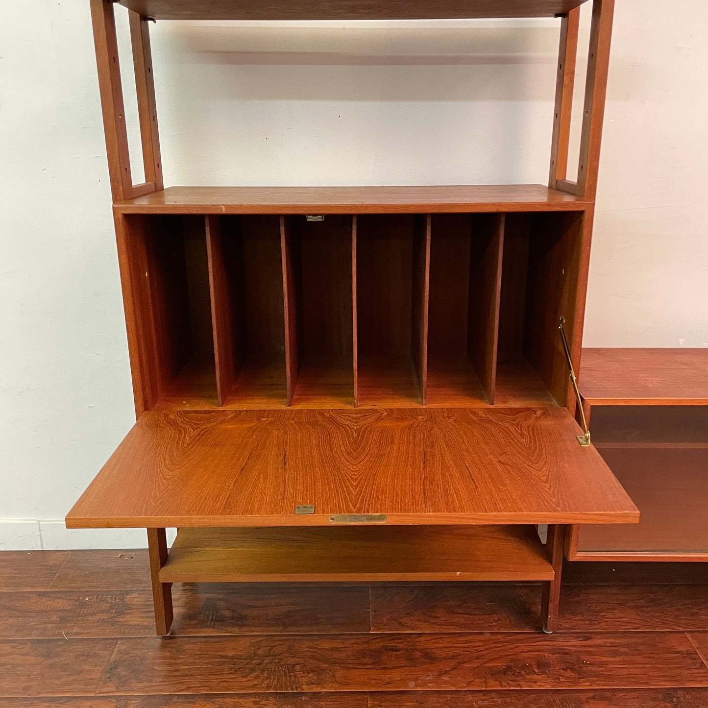 Danish Teak Wall Unit (1950s)