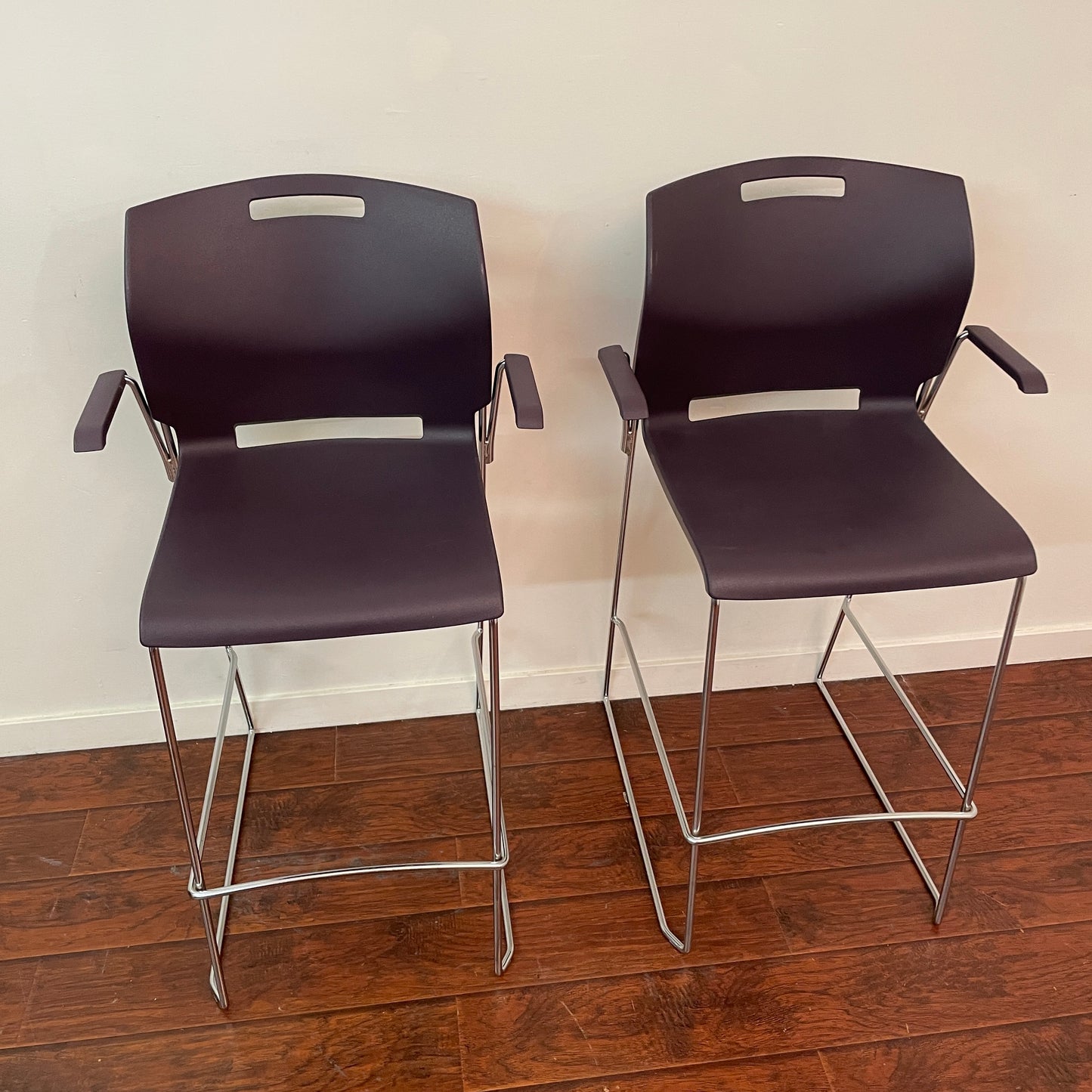 Global Popcorn Stackable Bar Chair (set of 2)