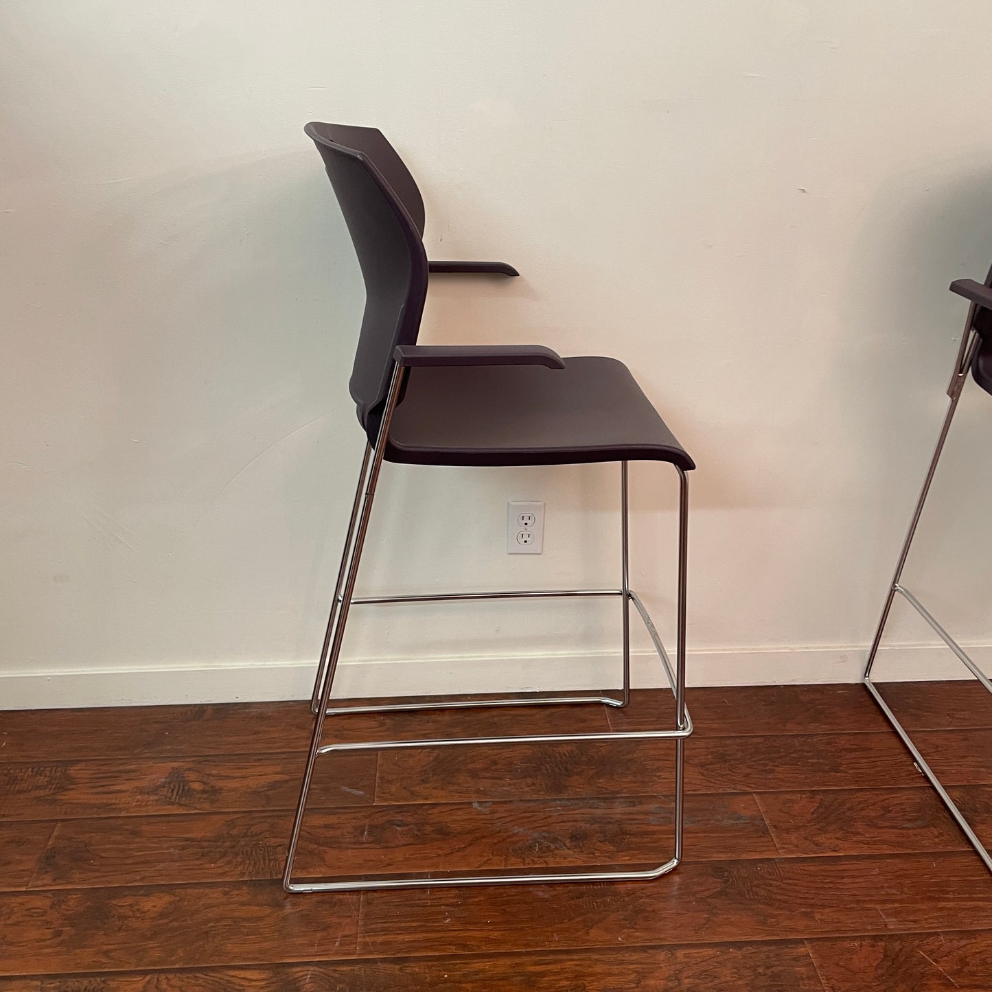 Global Popcorn Stackable Bar Chair (set of 2)