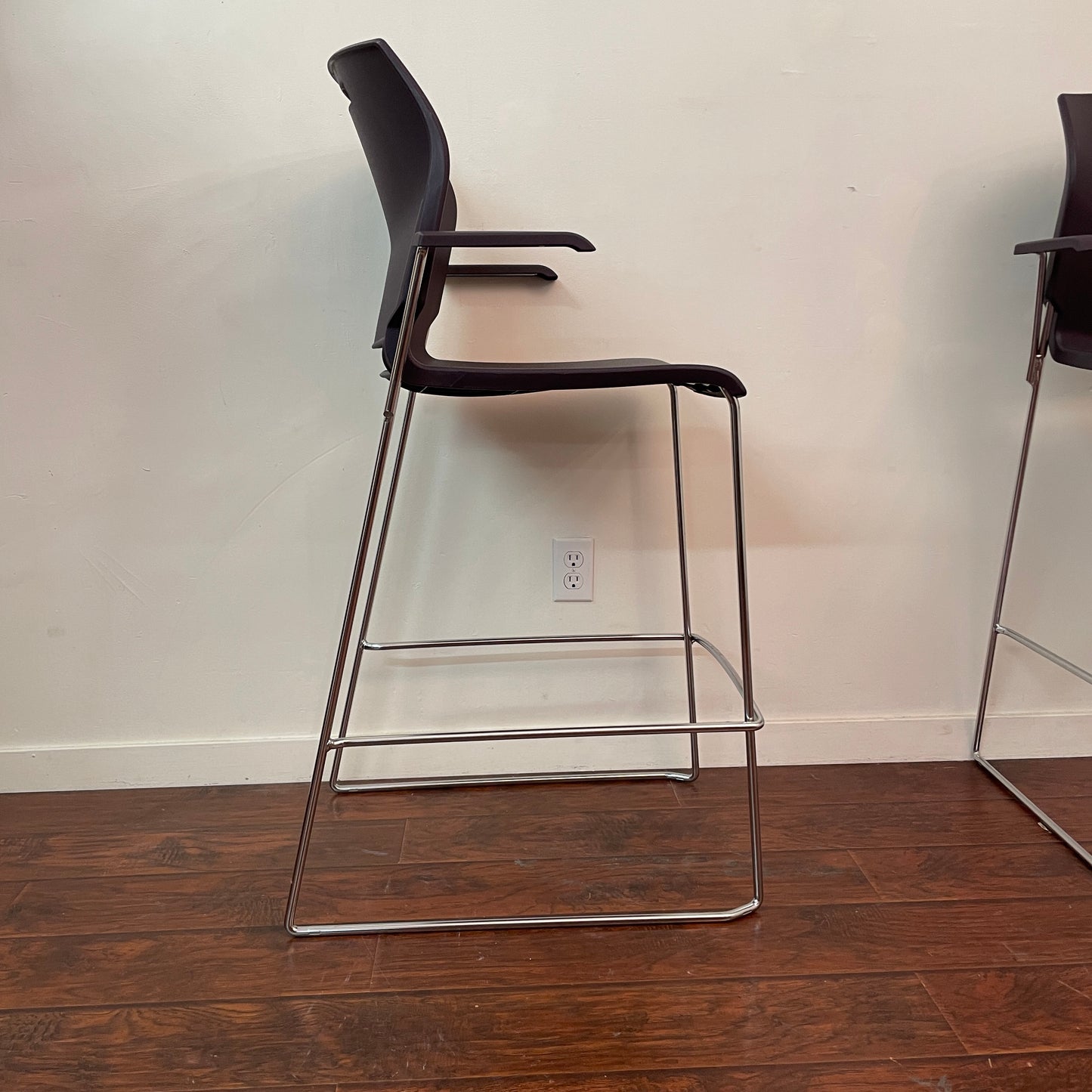 Global Popcorn Stackable Bar Chair (set of 2)