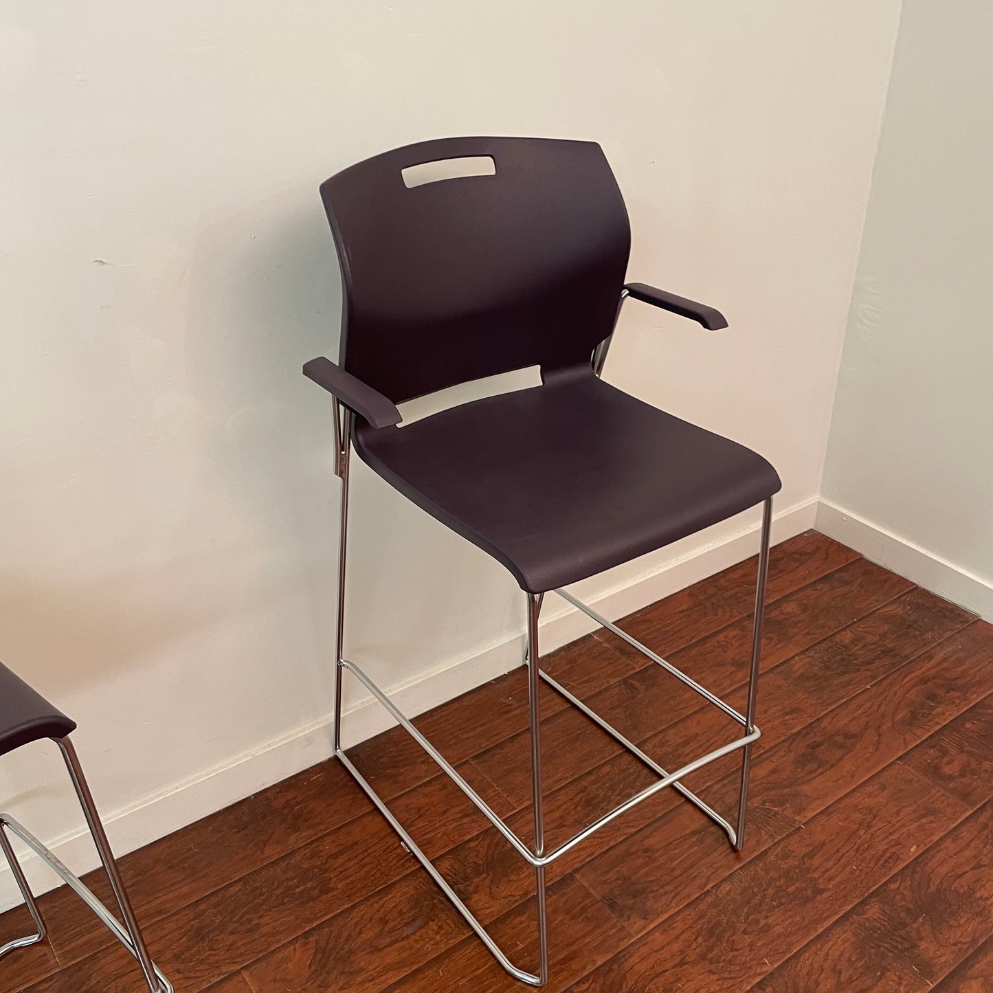 Global Popcorn Stackable Bar Chair (set of 2)