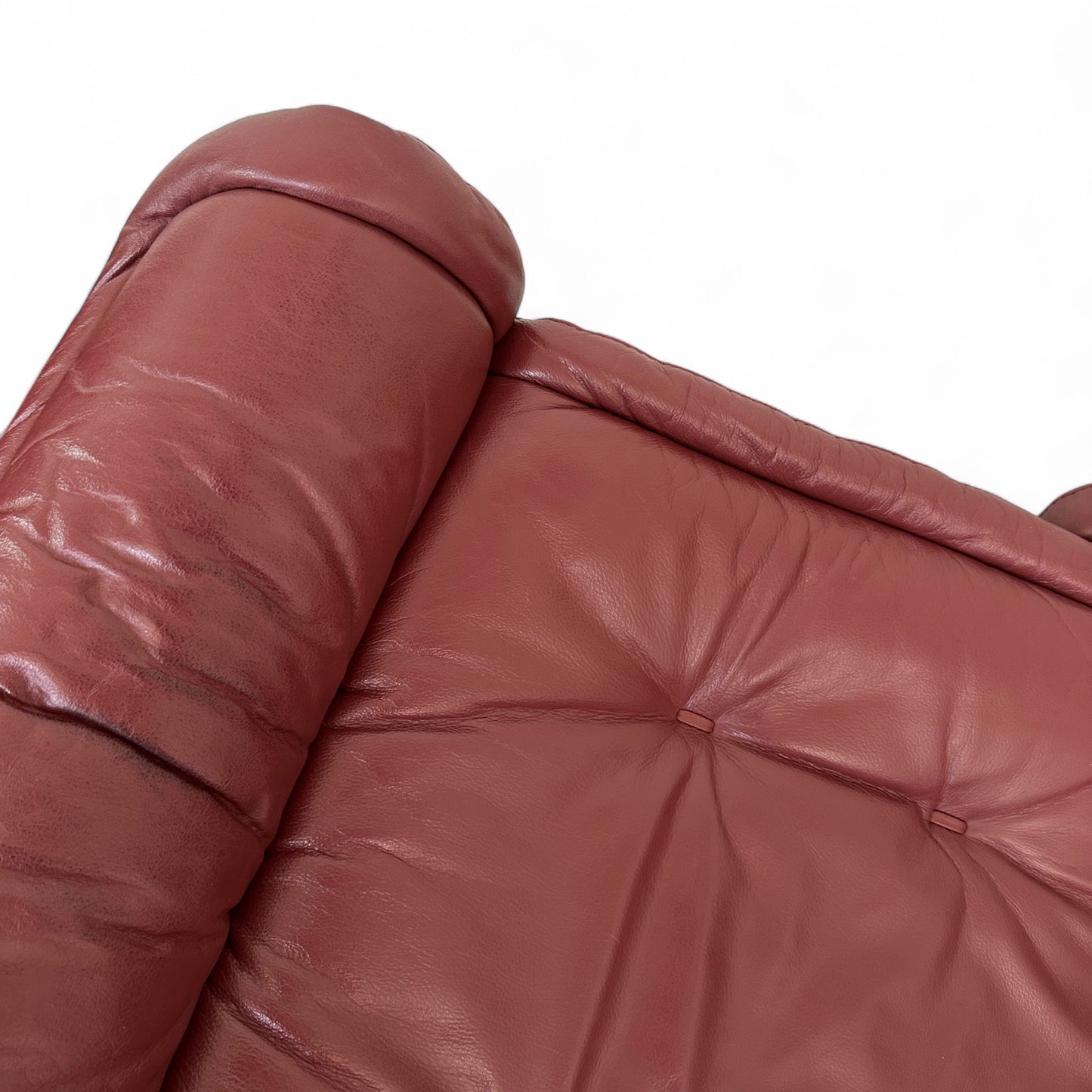Maroon Ekornes 'Stressless' Leather Recliner Chair