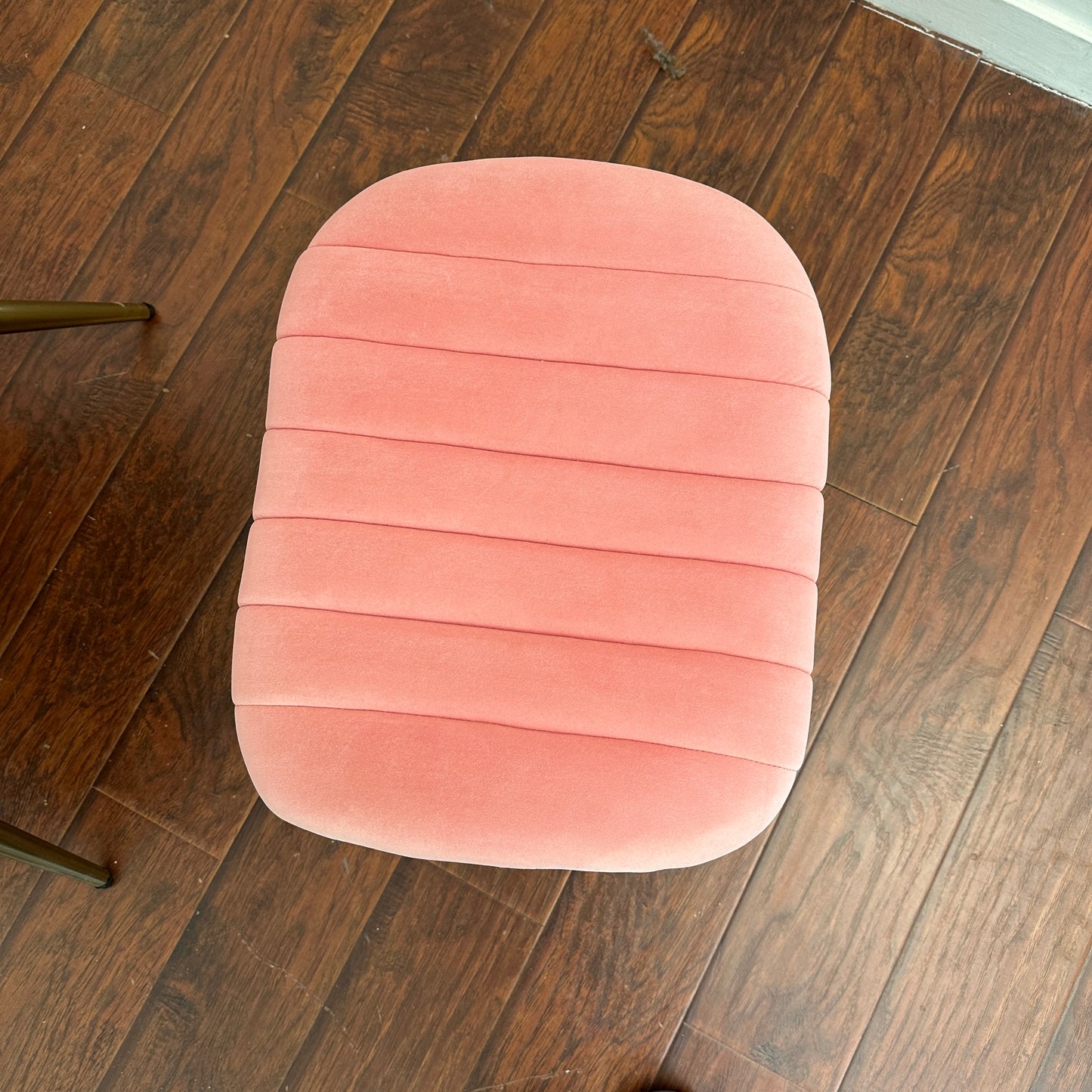 Marlene Velvet Accent Chair and Ottoman