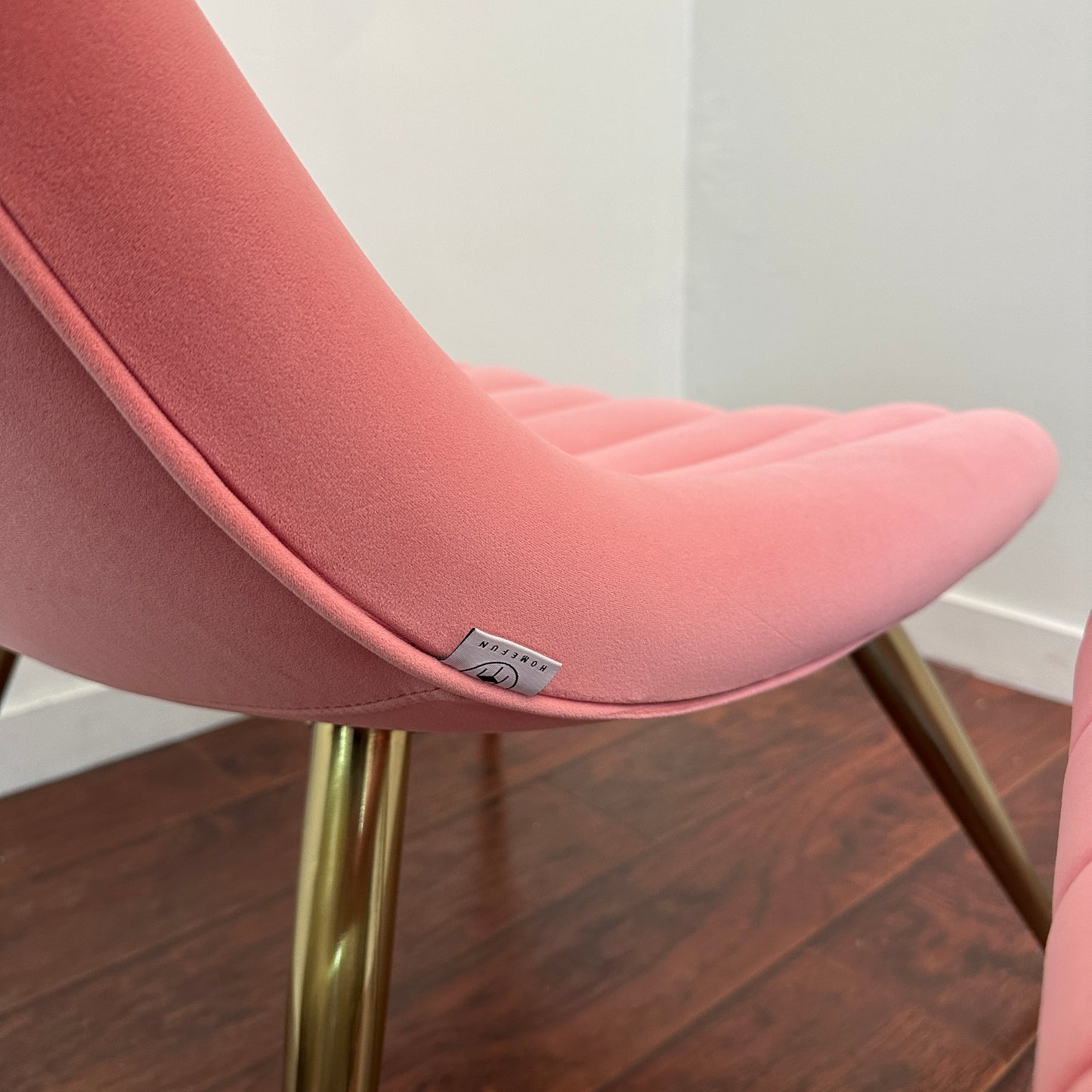 Marlene Velvet Accent Chair and Ottoman