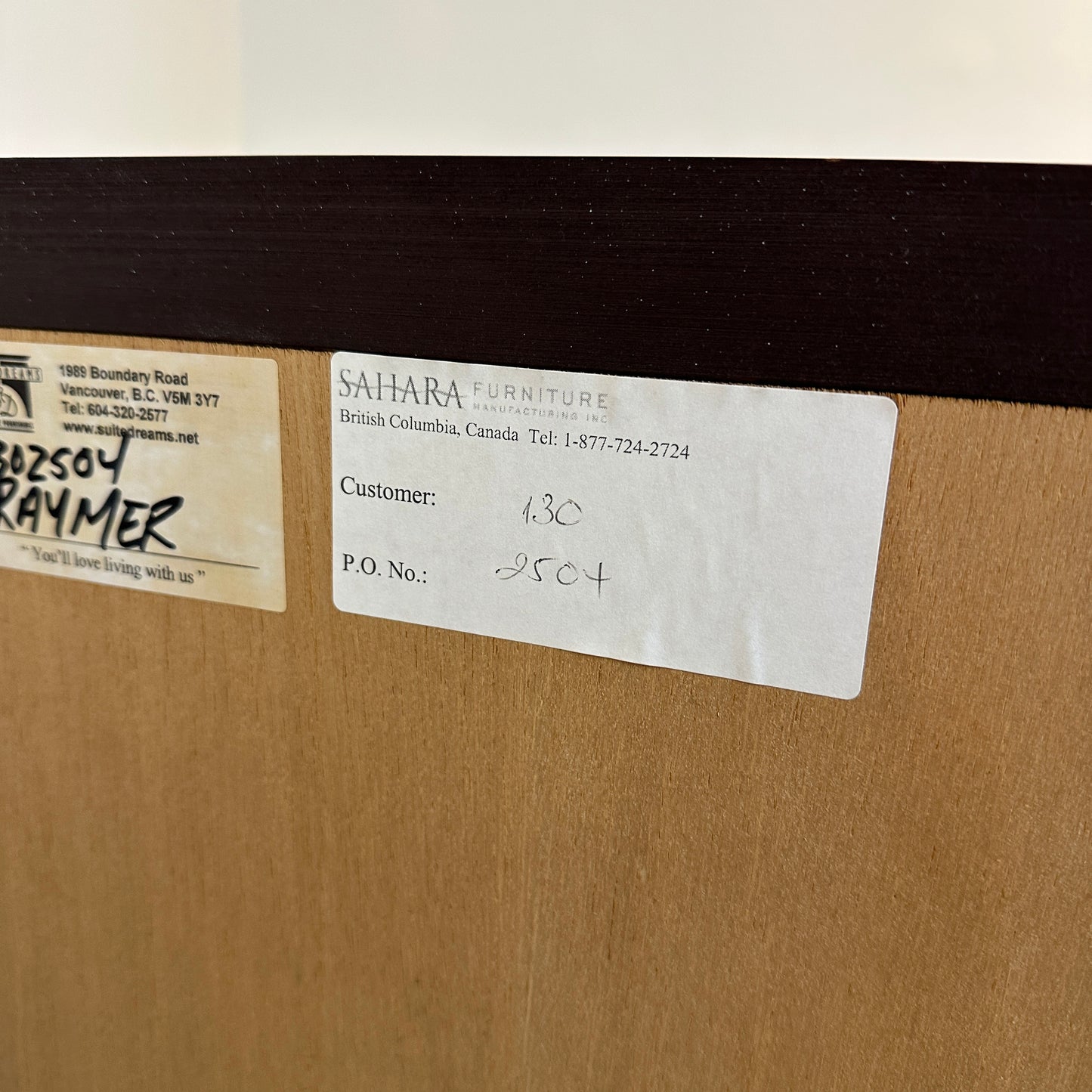 Sahara 6 Drawers Solid Wood Highboy Dresser