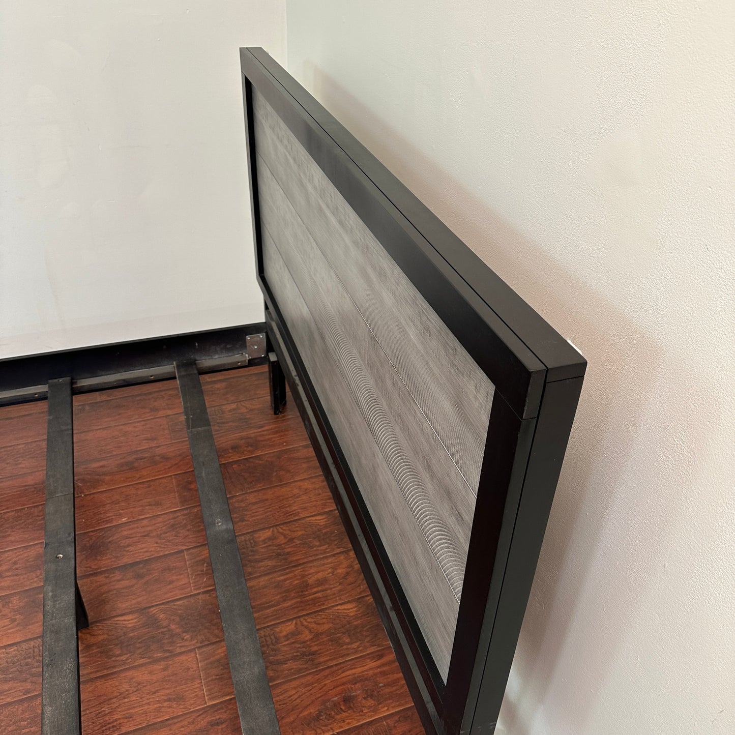 Black Panel Bed - Queen