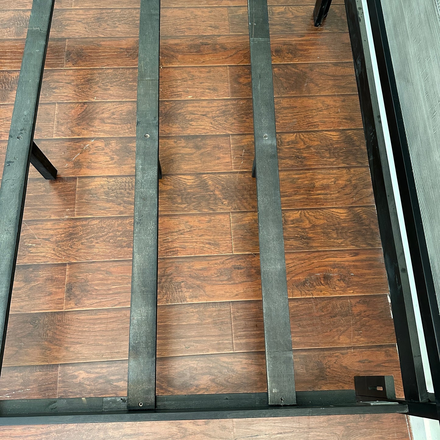 Black Panel Bed - Queen