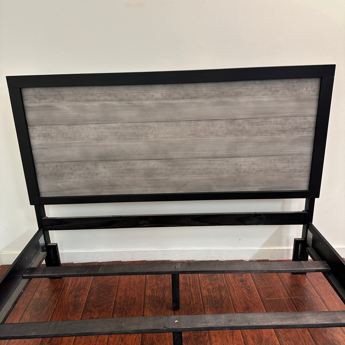 Black Panel Bed - Queen