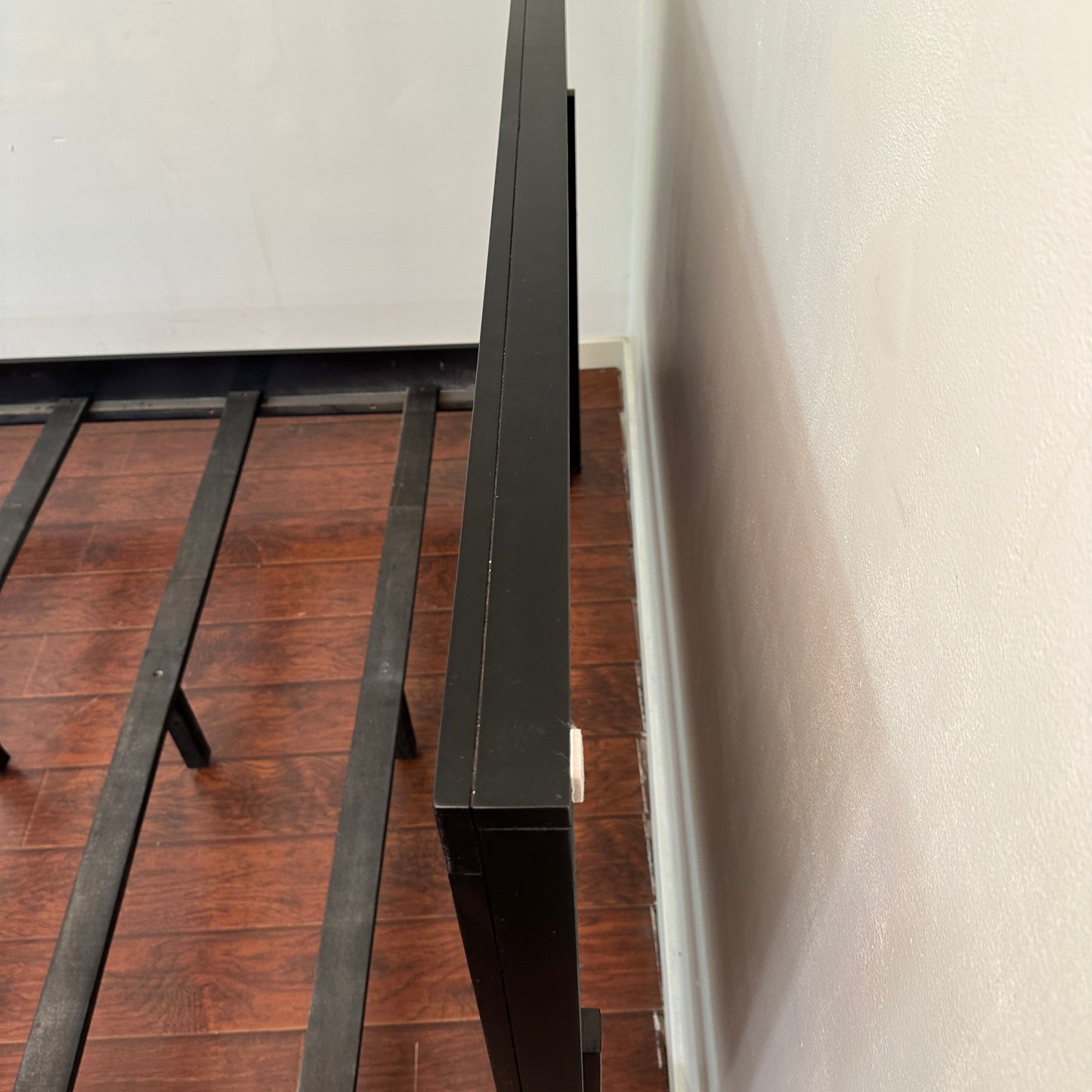 Black Panel Bed - Queen