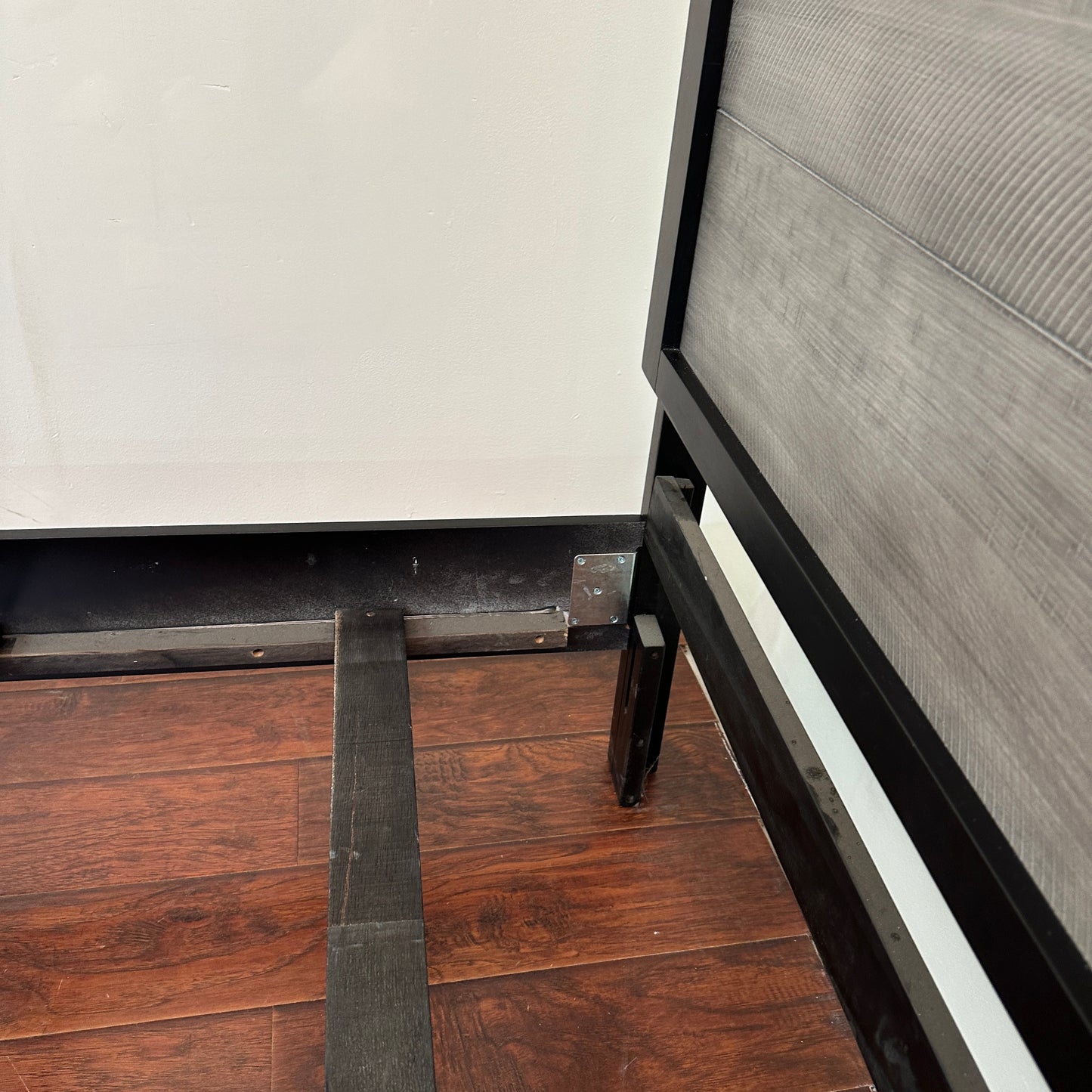 Black Panel Bed - Queen