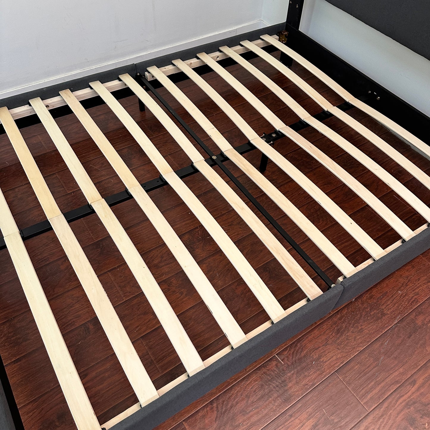 Cabo Queen Bed - Dark Grey