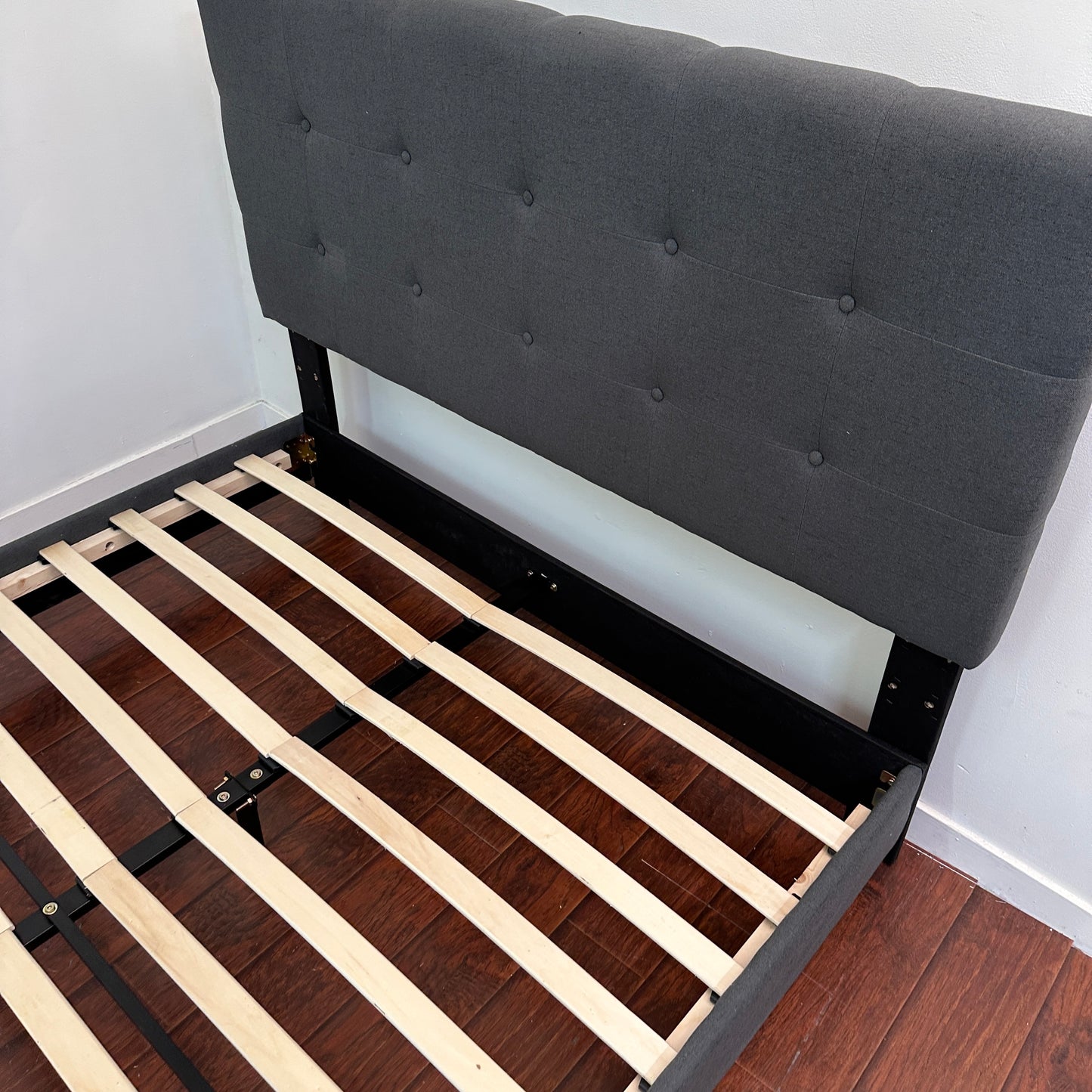 Cabo Queen Bed - Dark Grey