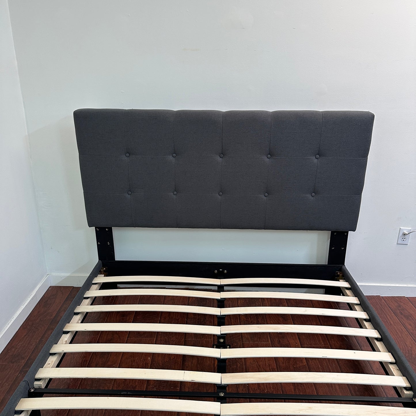 Cabo Queen Bed - Dark Grey