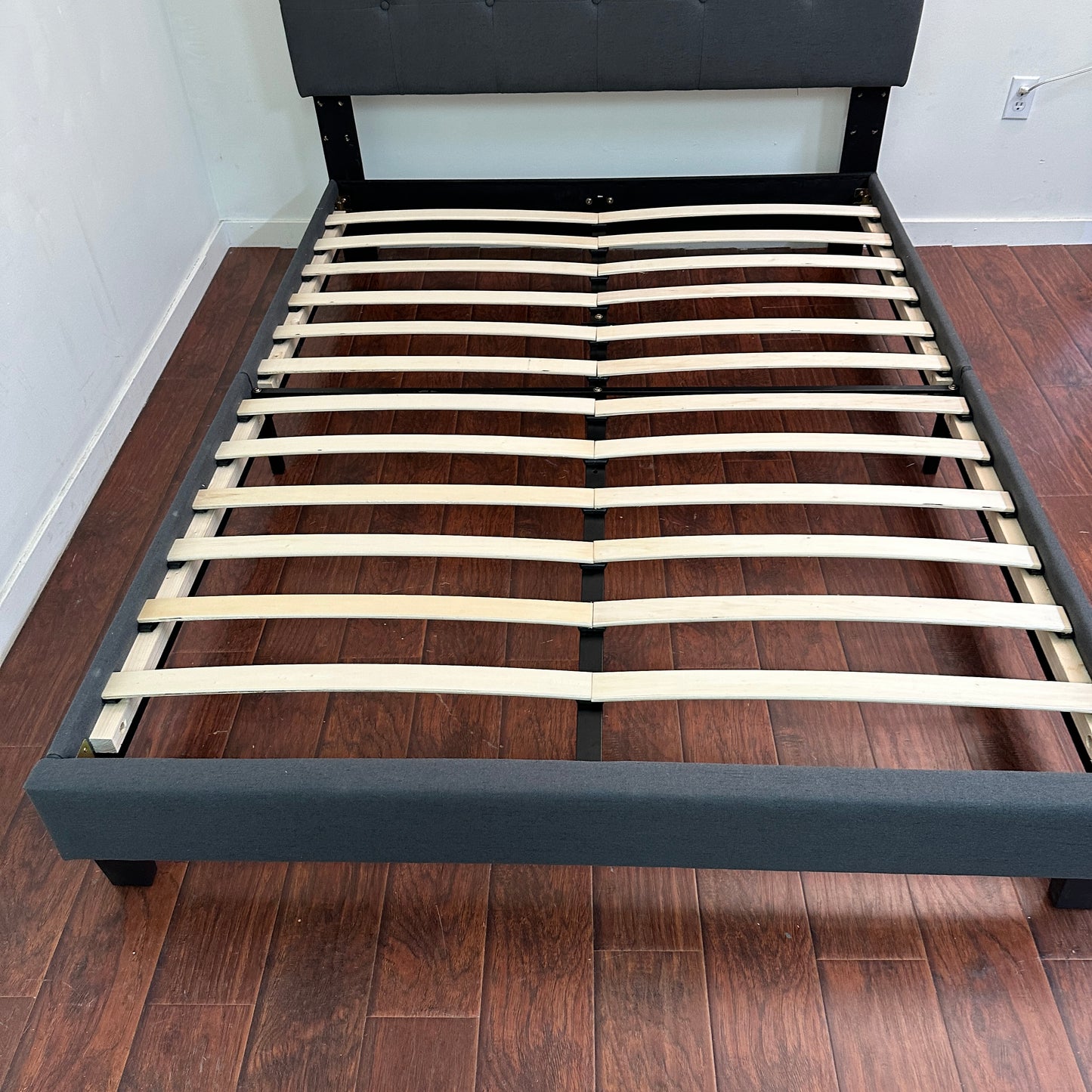 Cabo Queen Bed - Dark Grey