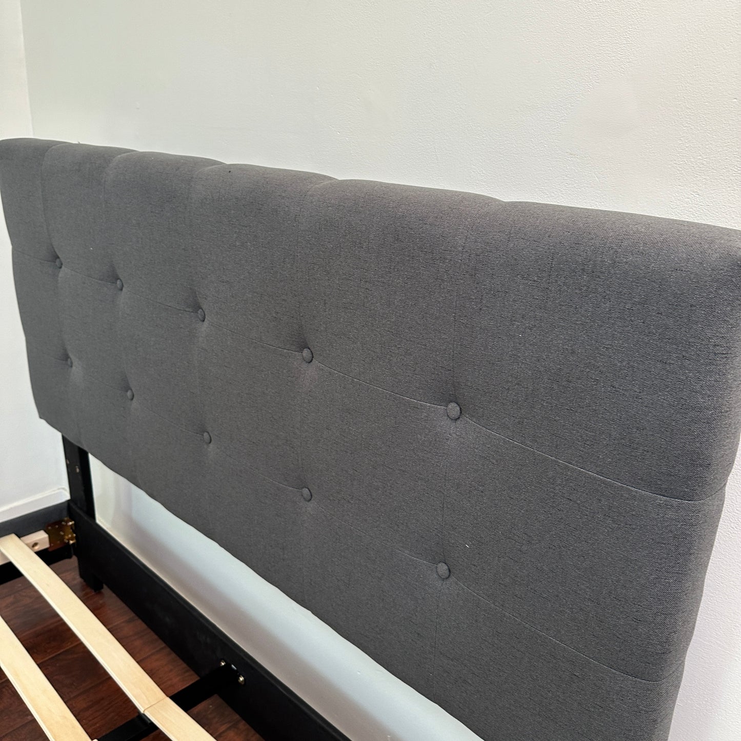 Cabo Queen Bed - Dark Grey