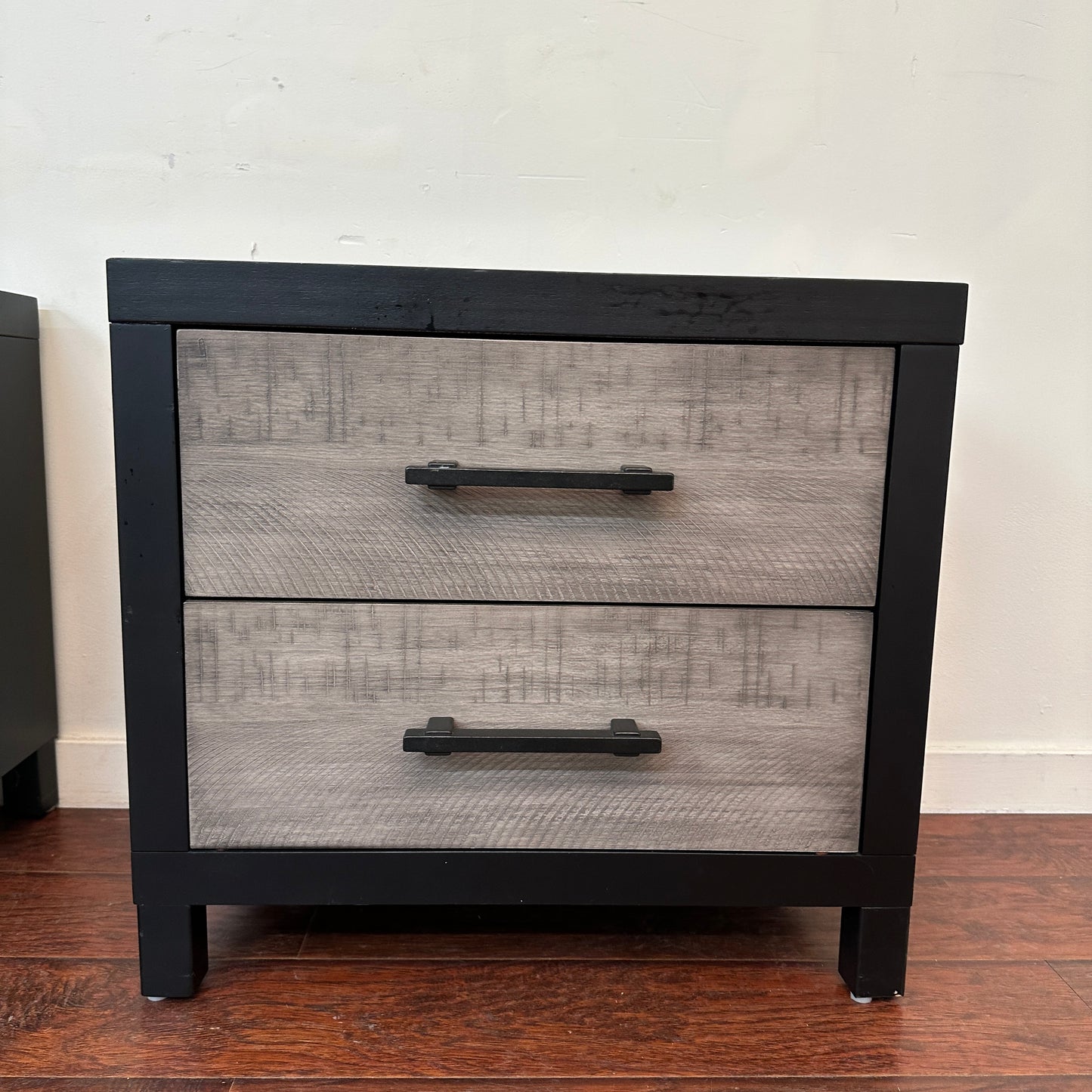 Fusion Black & Grey Nighstands (set of 2)