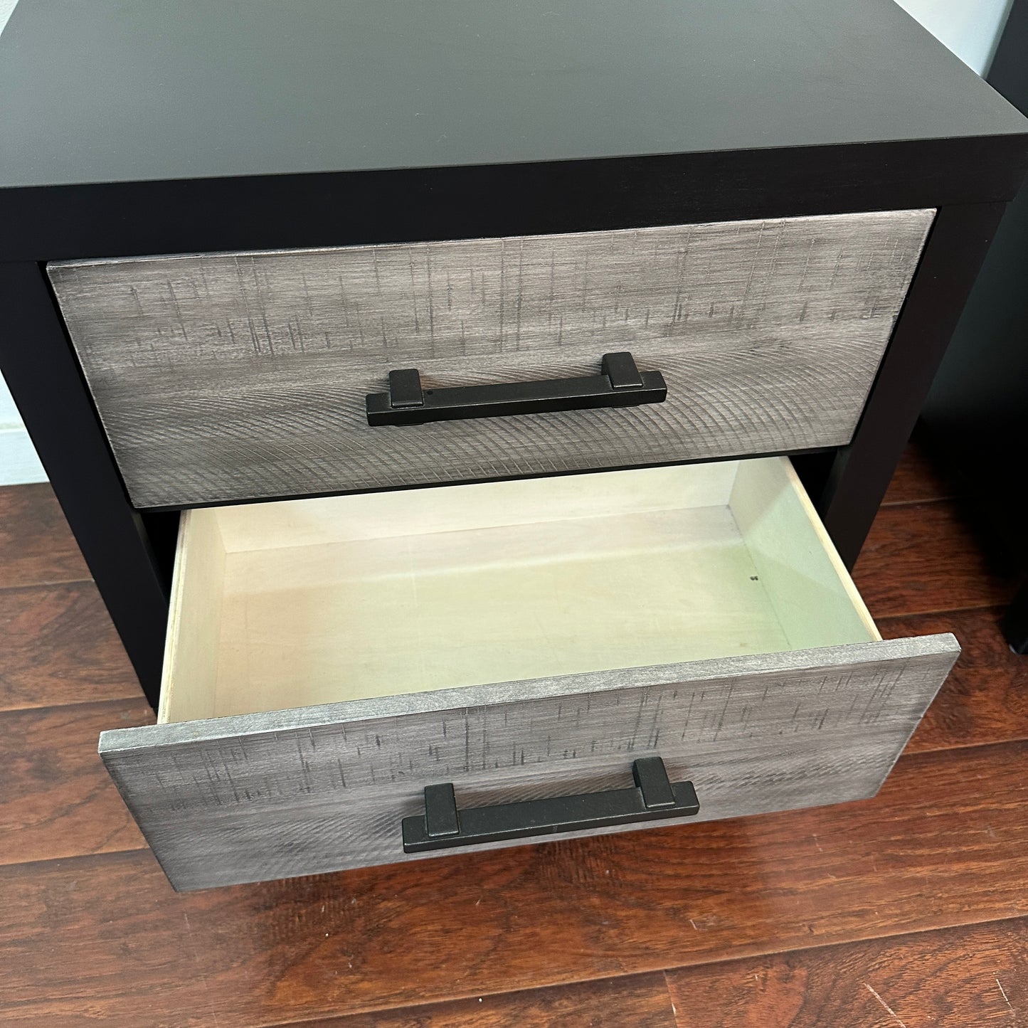 Fusion Black & Grey Nighstands (set of 2)