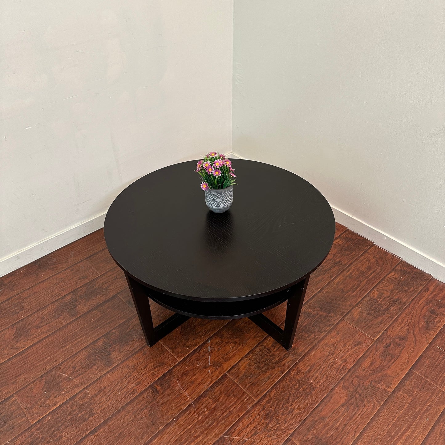 Black Round Coffee Table
