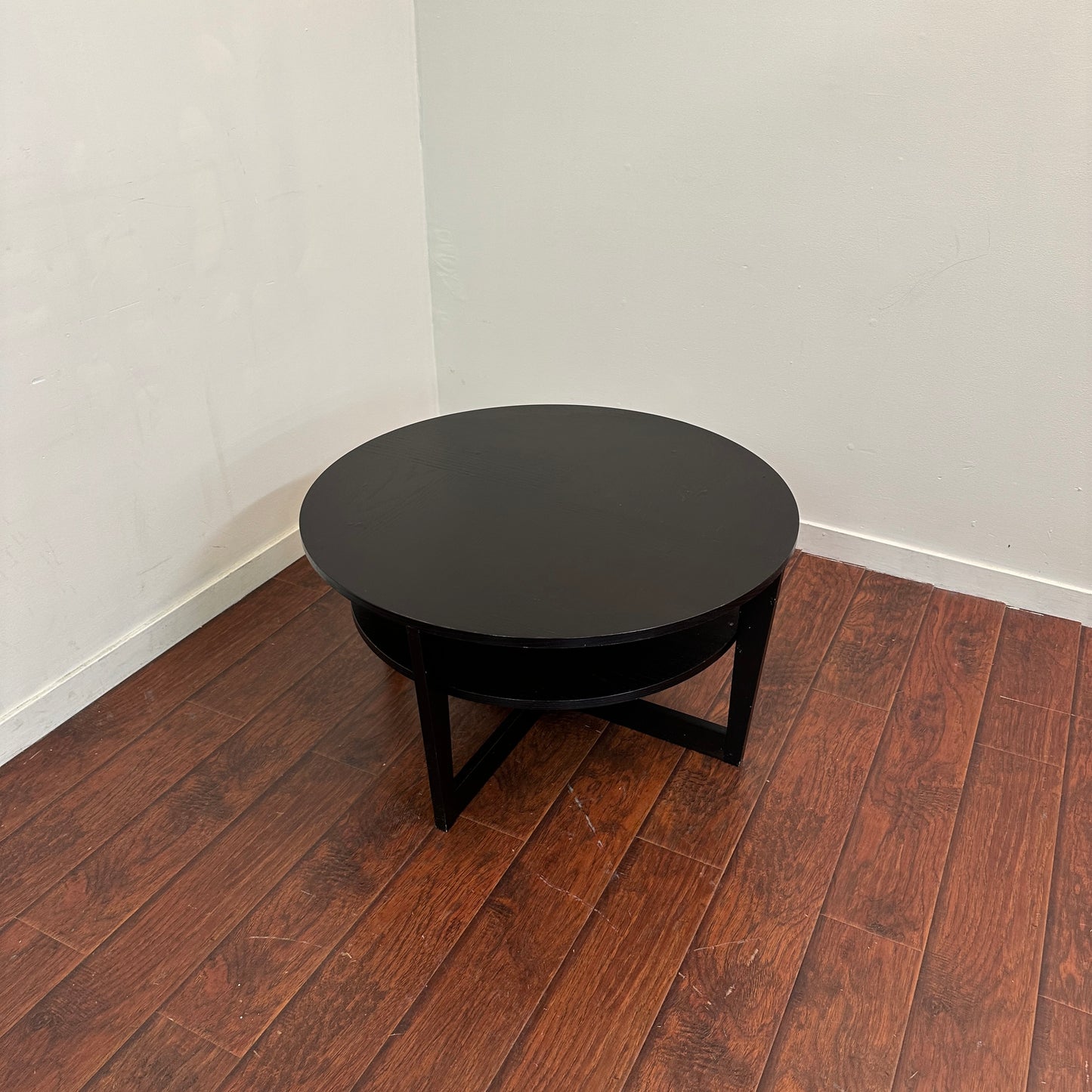 Black Round Coffee Table