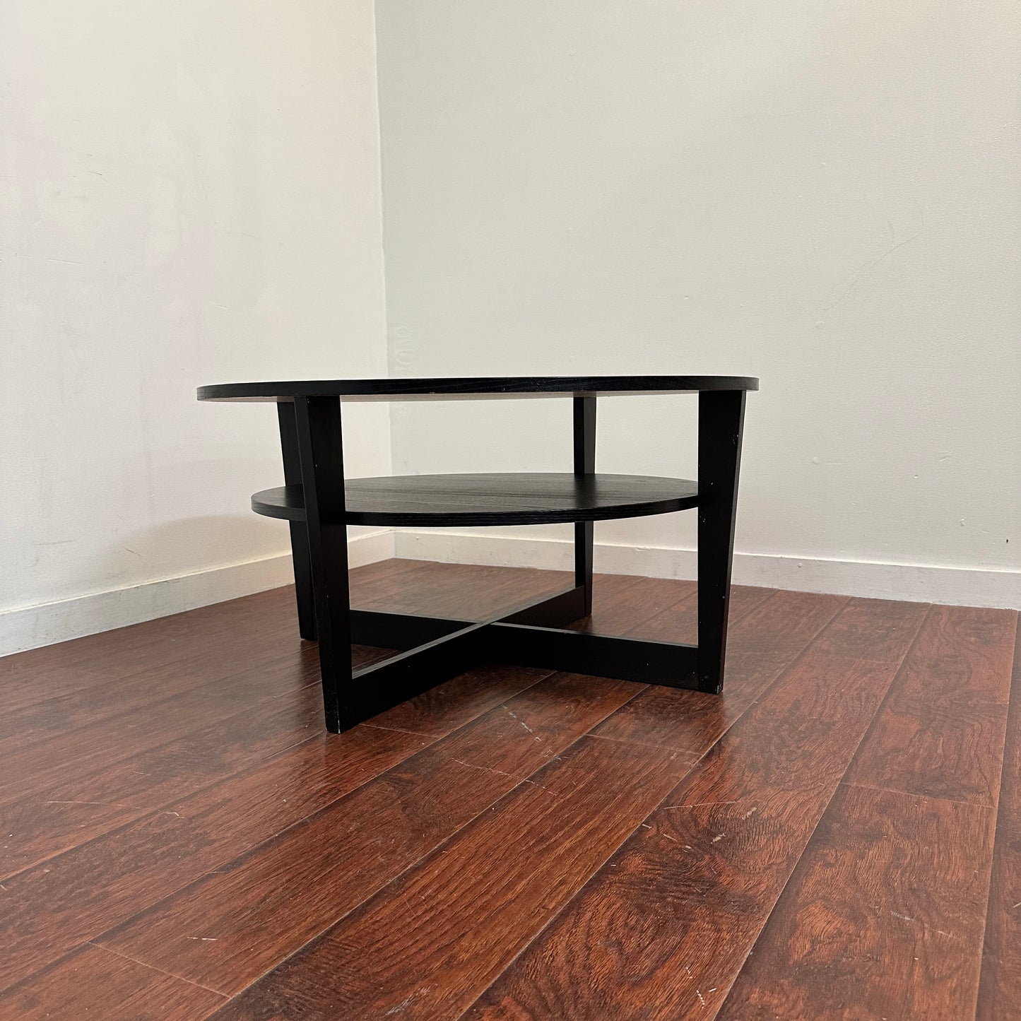 Black Round Coffee Table