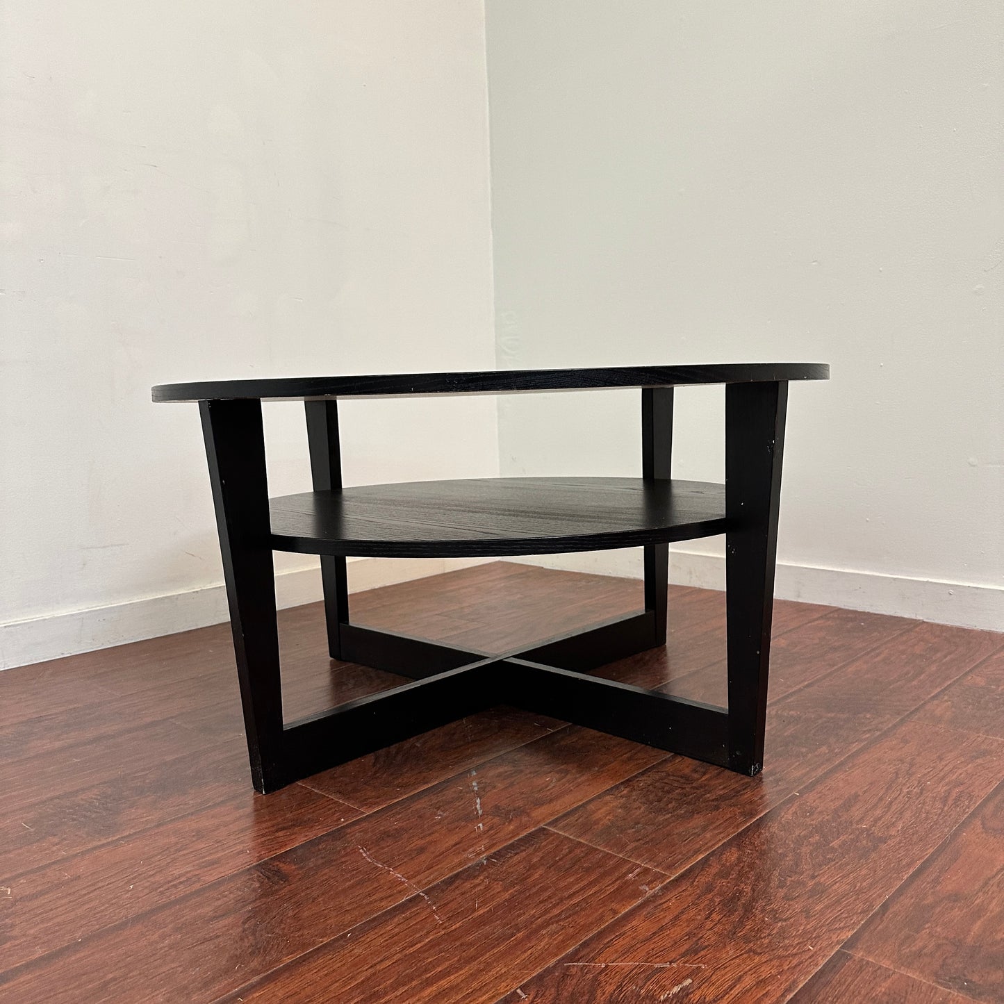 Black Round Coffee Table