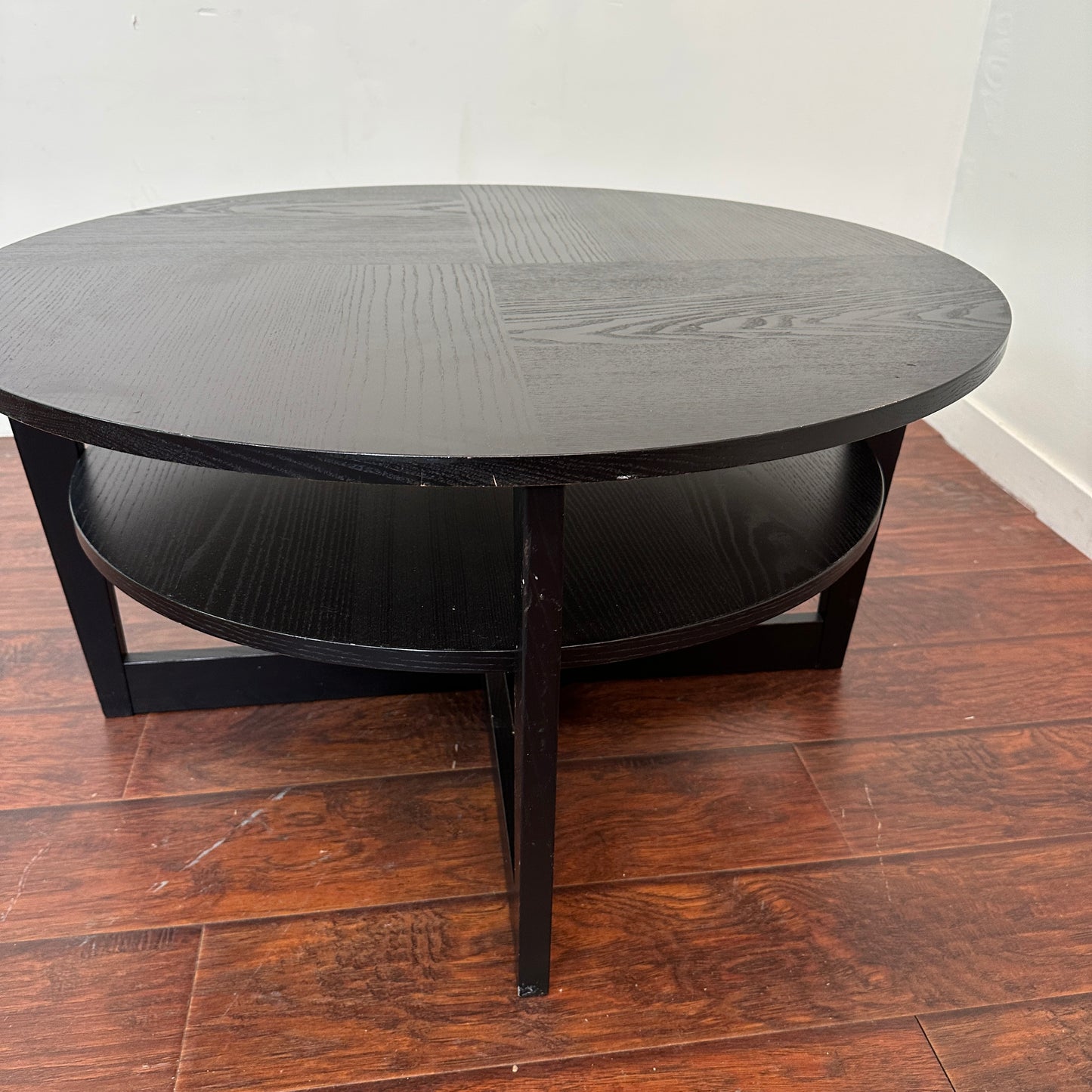 Black Round Coffee Table
