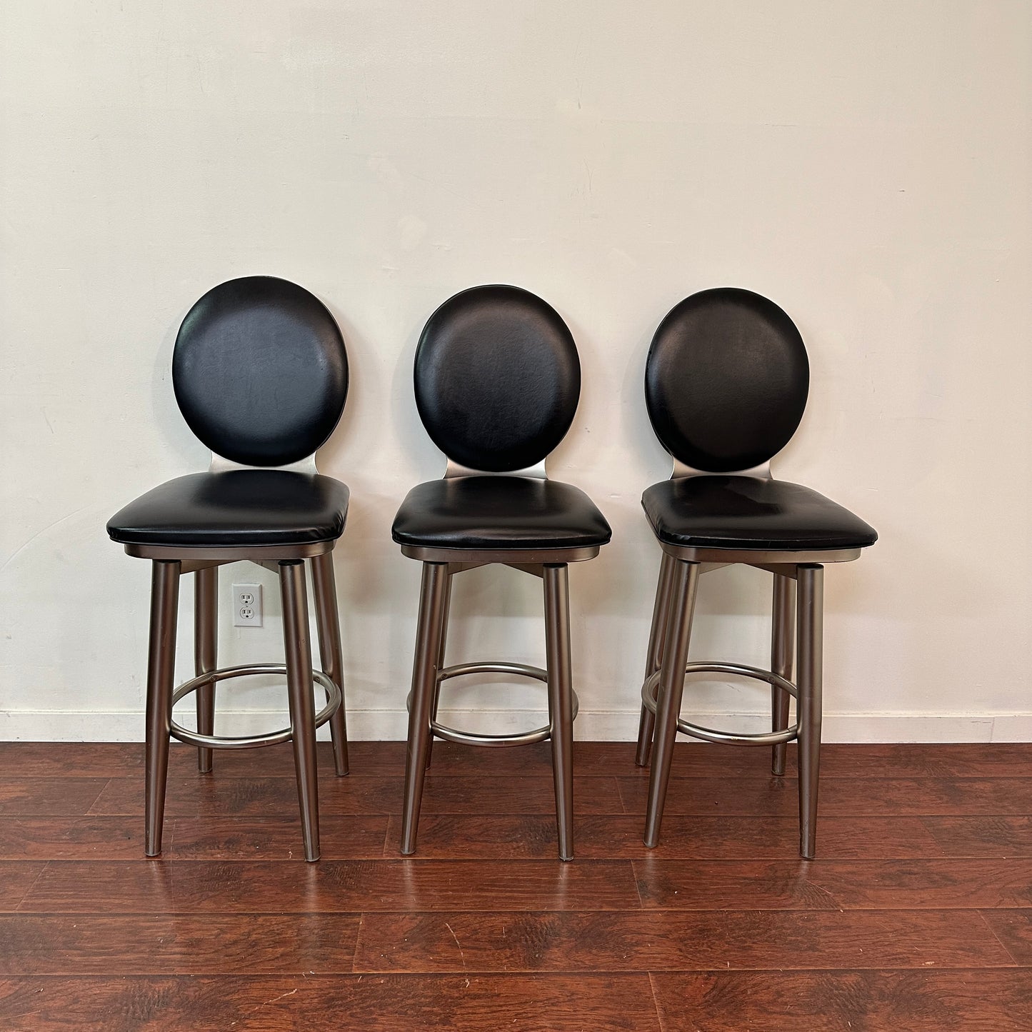 Bar-Height Swivel Dining Chairs (set of 3)