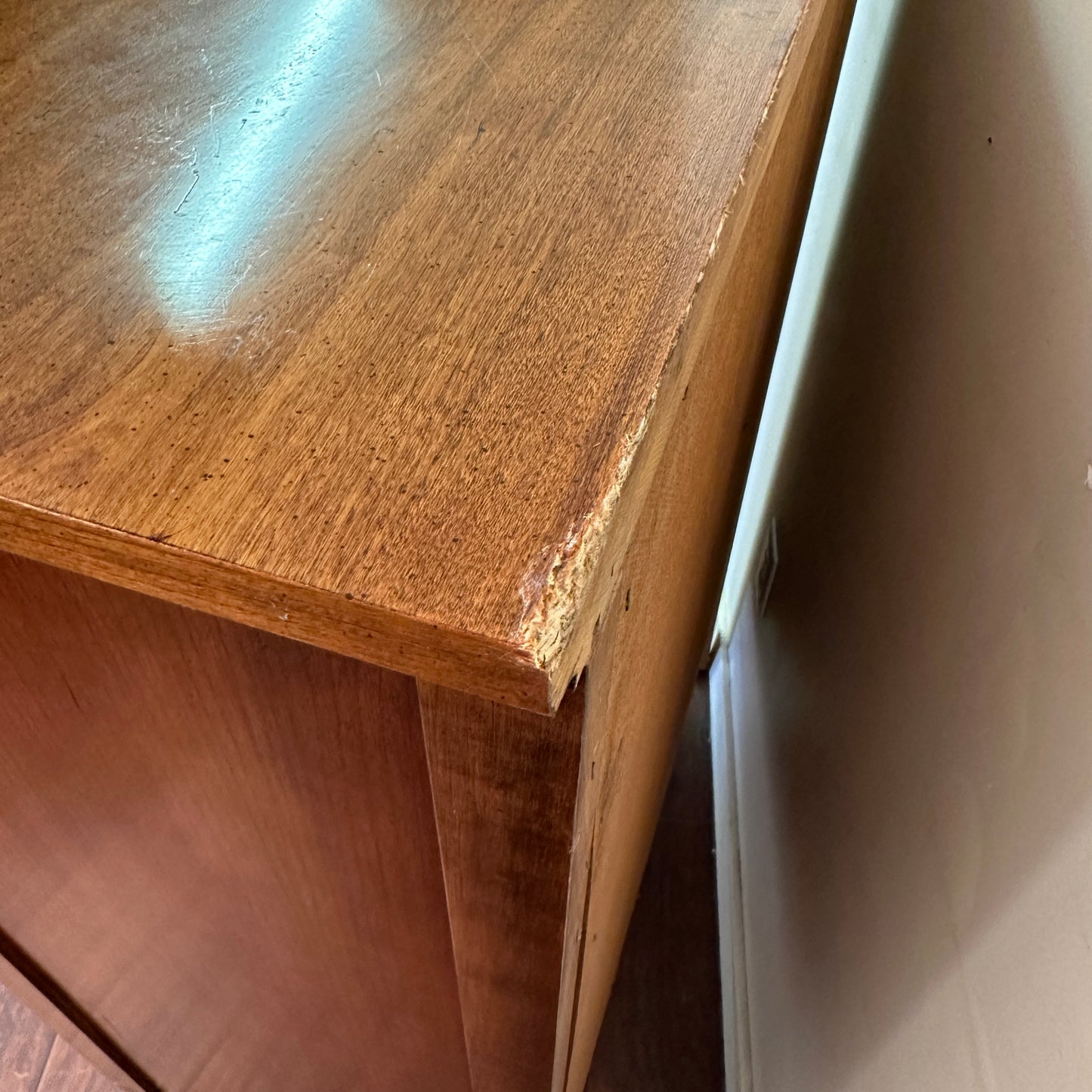 Dixie Mid-Century Modern Cherry Dresser (1960s)