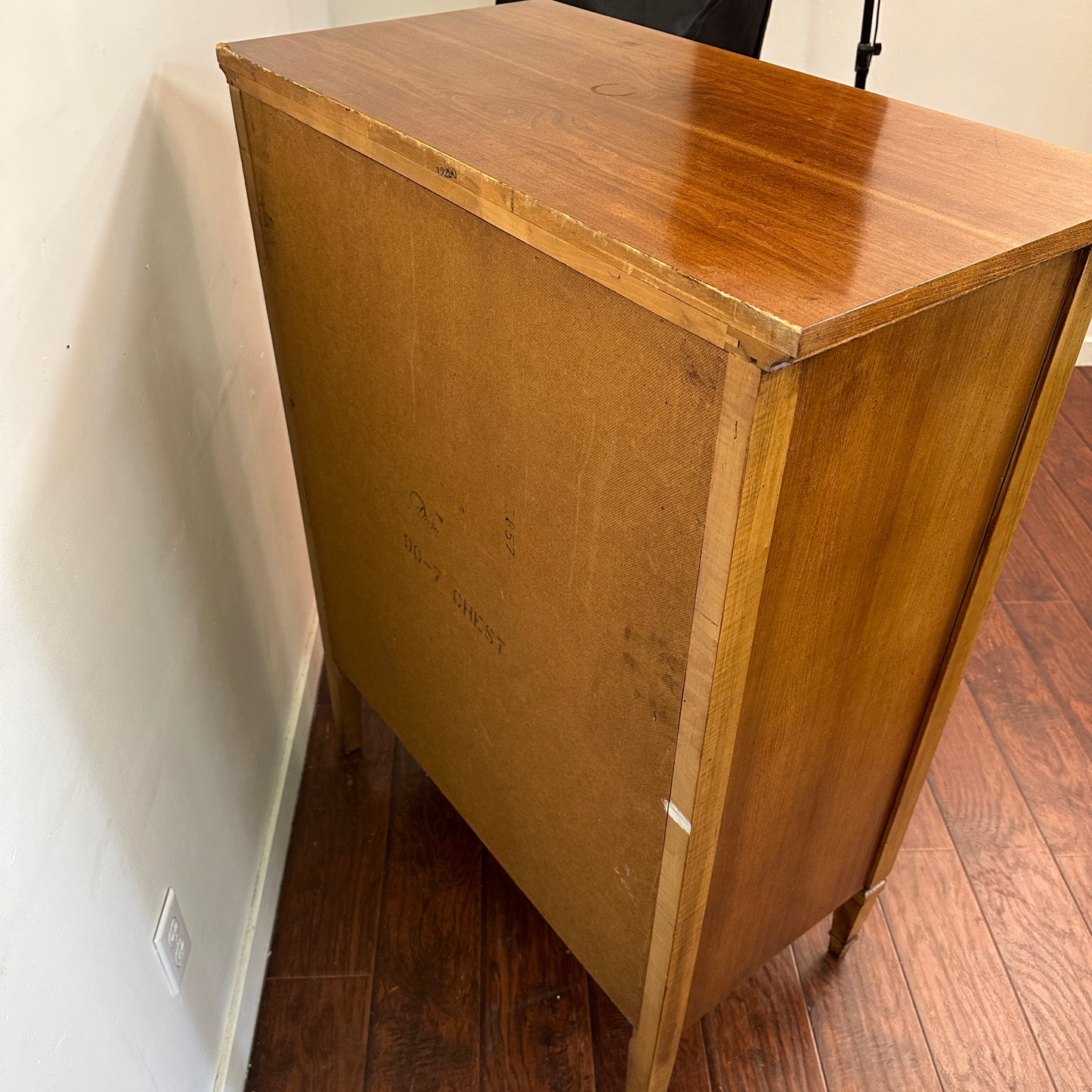 Dixie Mid-Century Modern Cherry Dresser (1960s)
