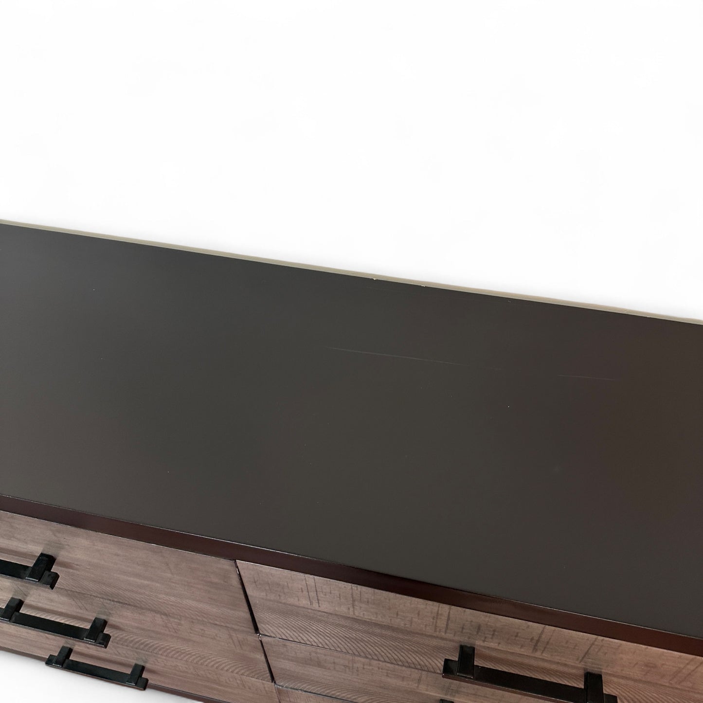 Fusion Black & Grey 6 Drawer Dresser