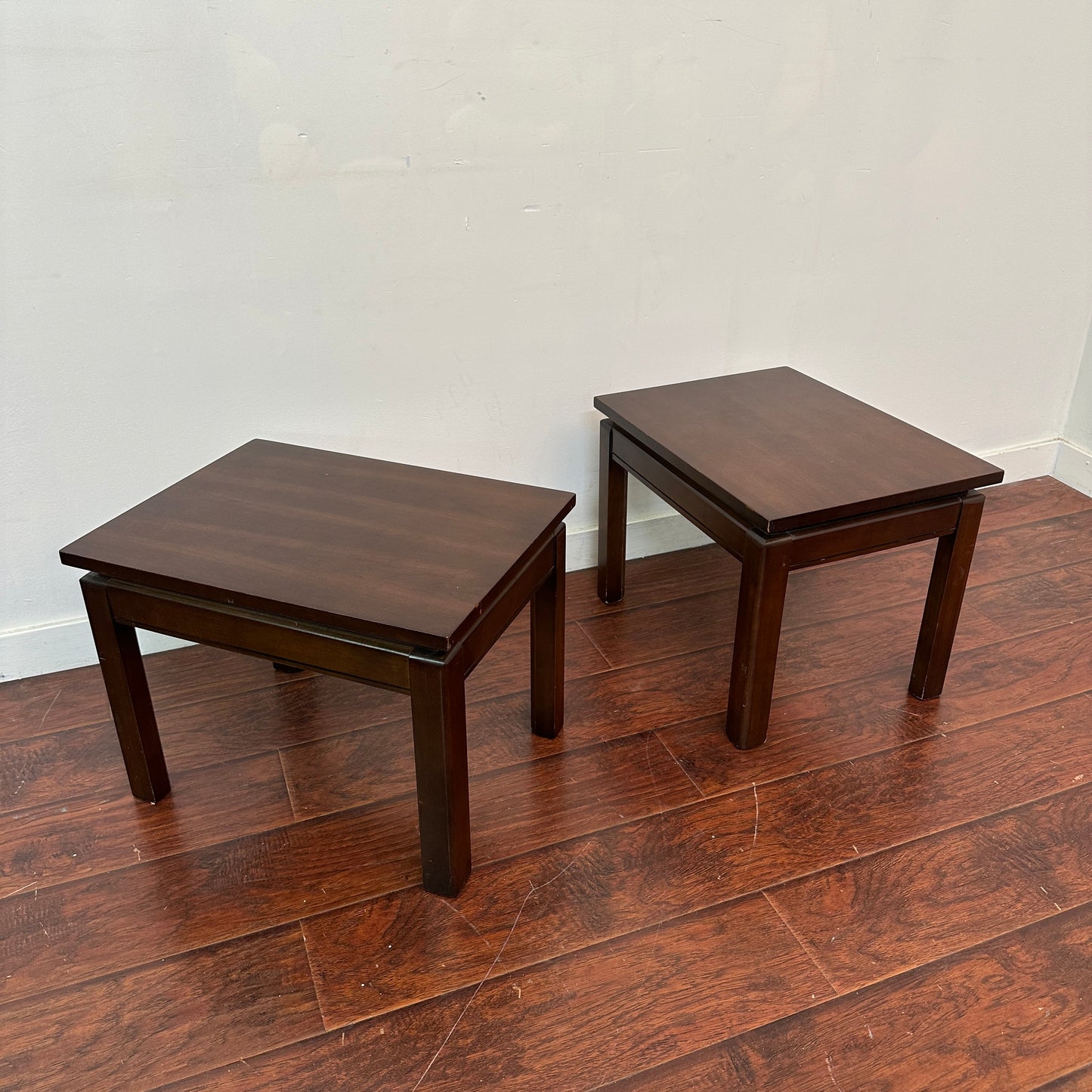 Kroehler Maple Side Tables (set of 2)