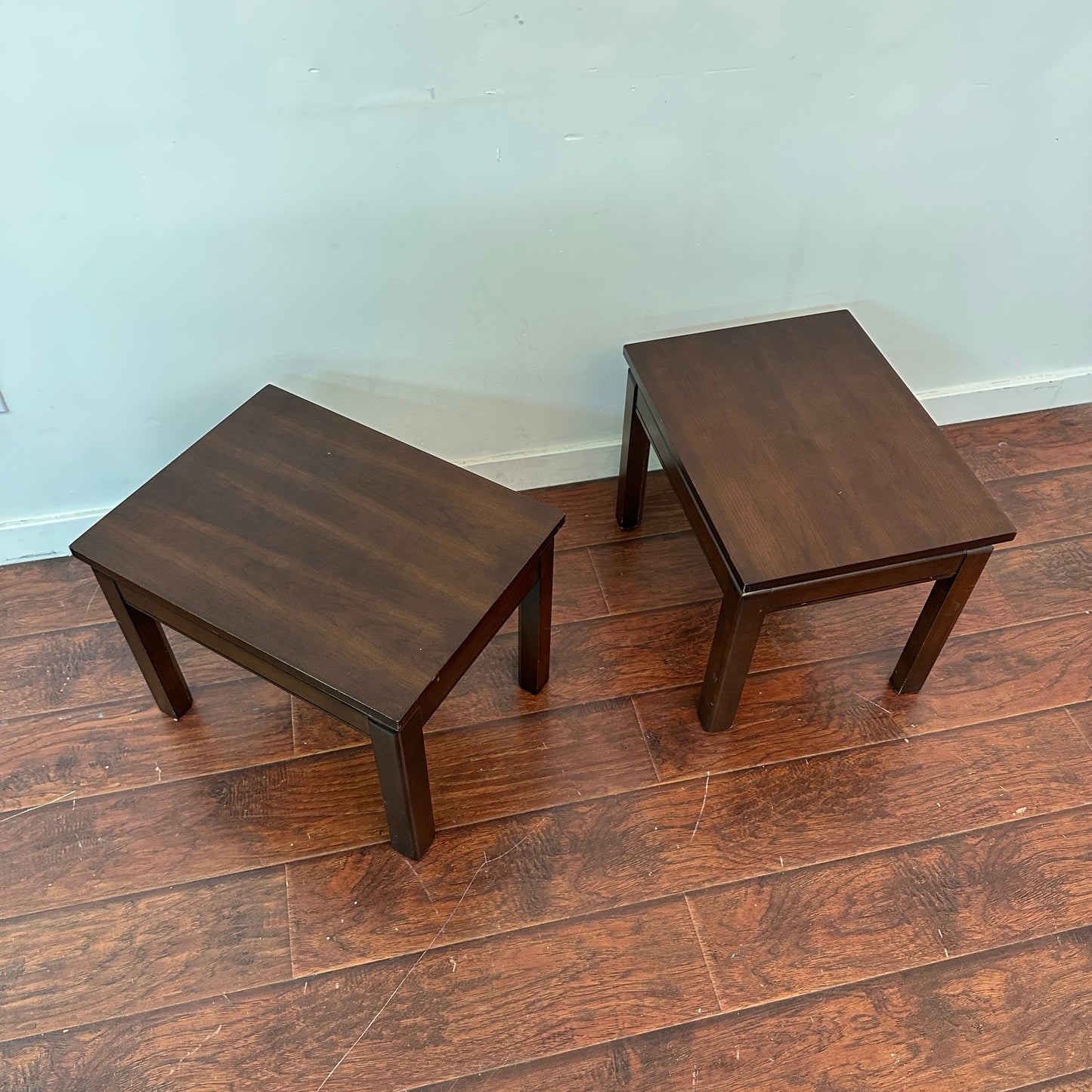 Kroehler Maple Side Tables (set of 2)