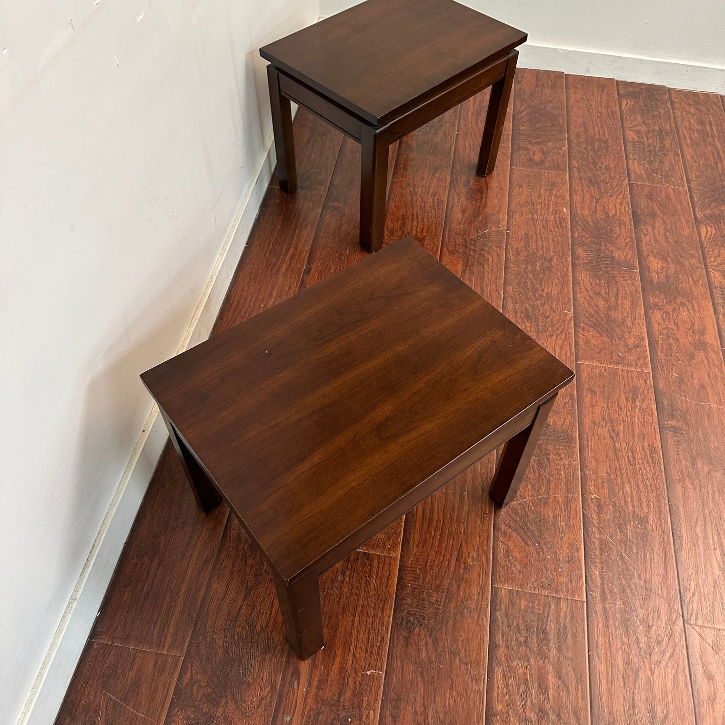 Kroehler Maple Side Tables (set of 2)