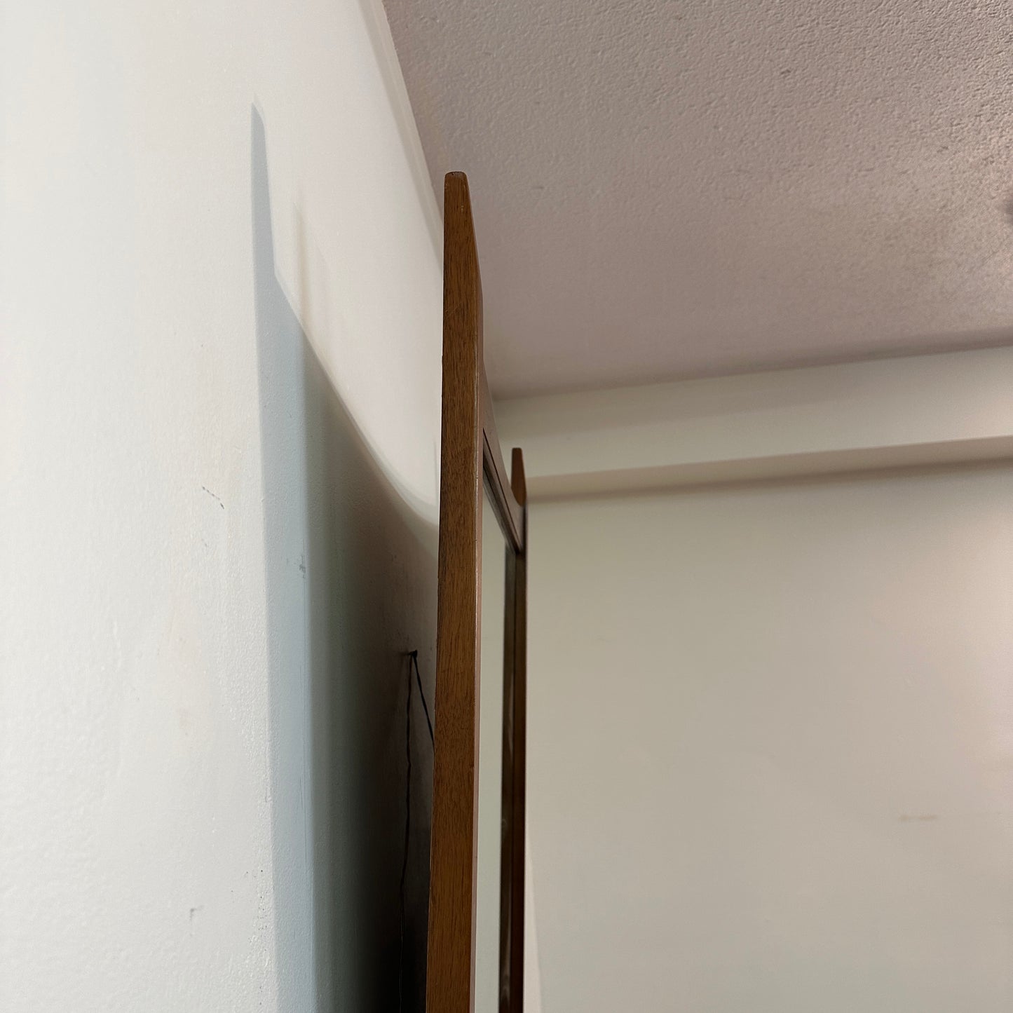 Mid-Century Modern Walnut Wall Mirror
