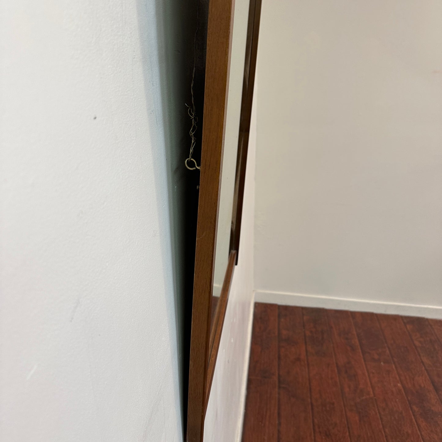 Mid-Century Modern Walnut Wall Mirror