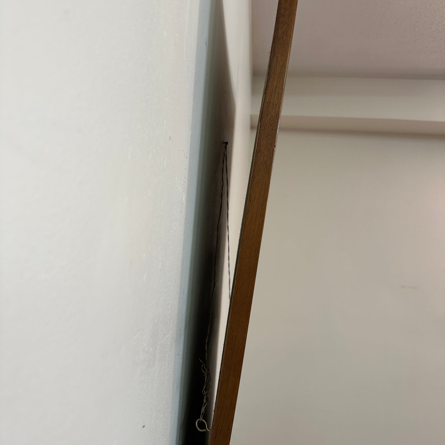 Mid-Century Modern Walnut Wall Mirror