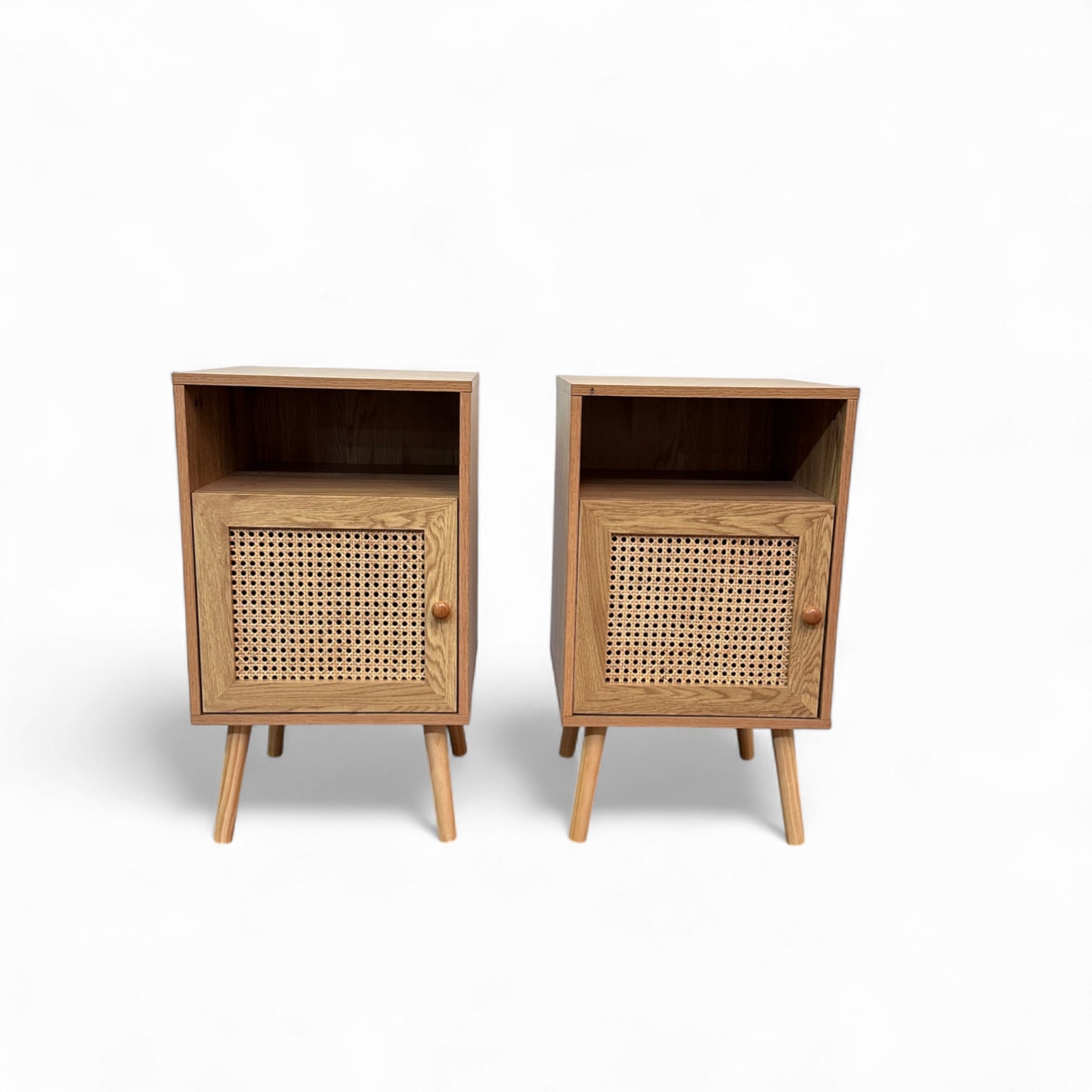 Rattan Nightstands (set of 2)