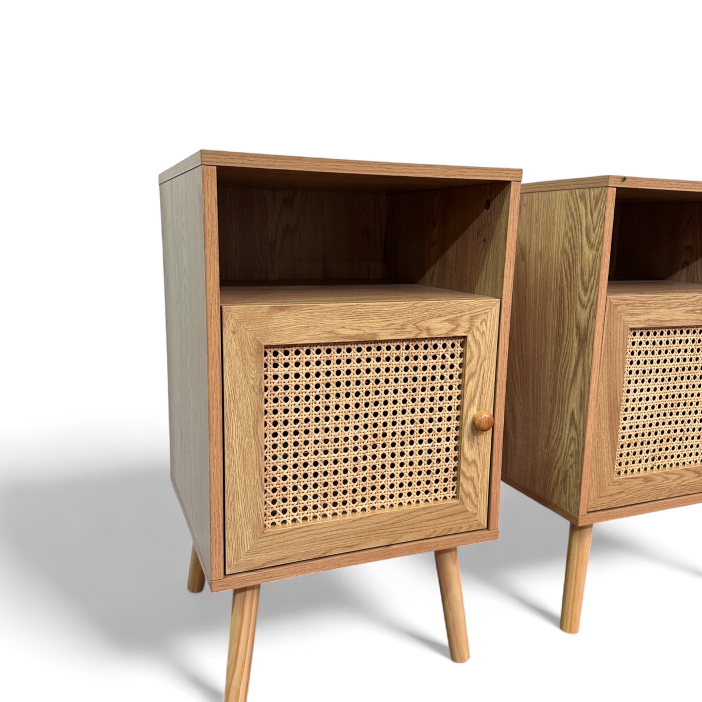 Rattan Nightstands (set of 2)