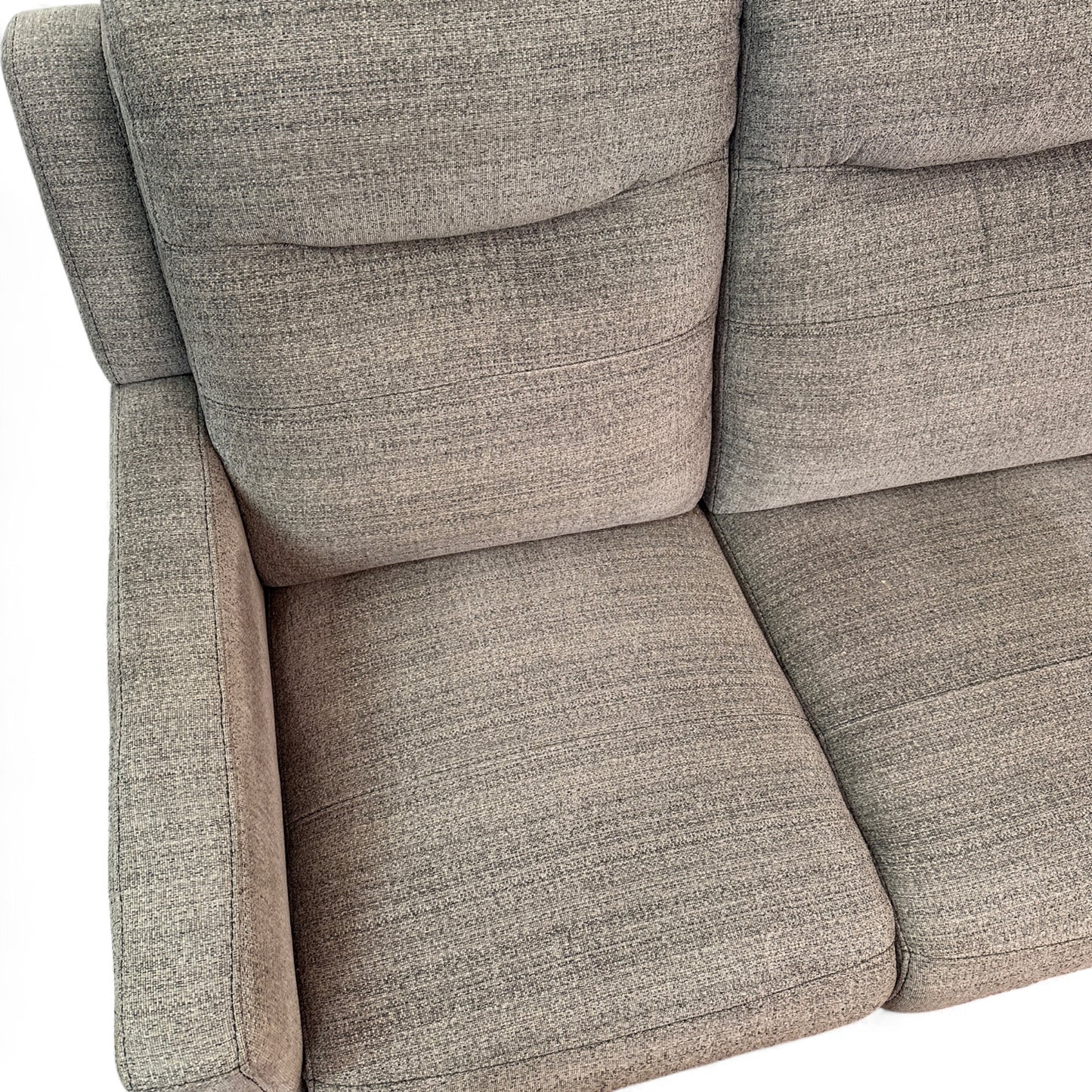 Grey Fabric Reclining Sofa by Violino