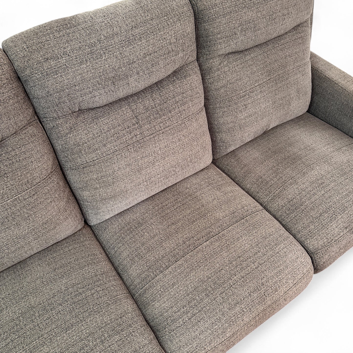 Grey Fabric Reclining Sofa by Violino