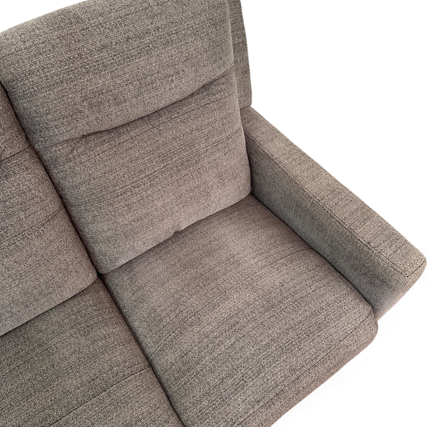 Grey Fabric Reclining Sofa by Violino