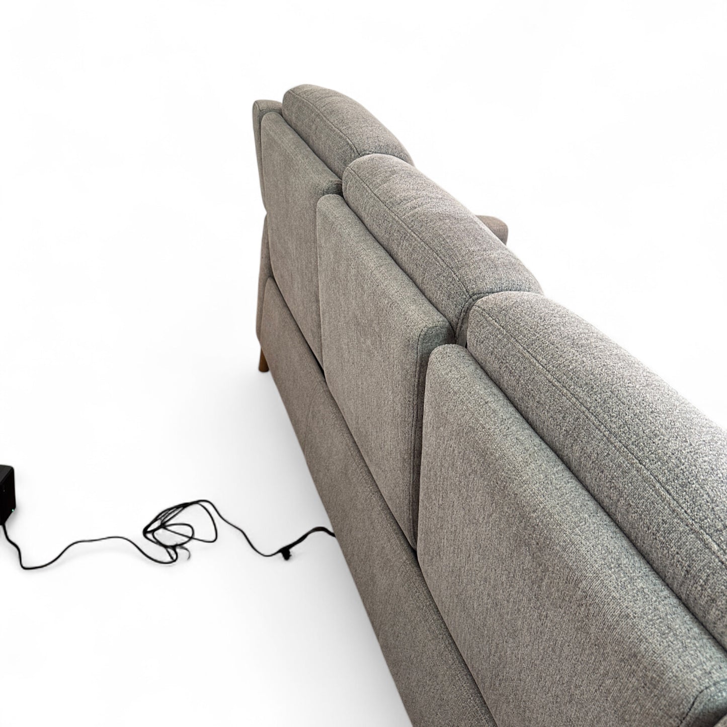 Grey Fabric Reclining Sofa by Violino